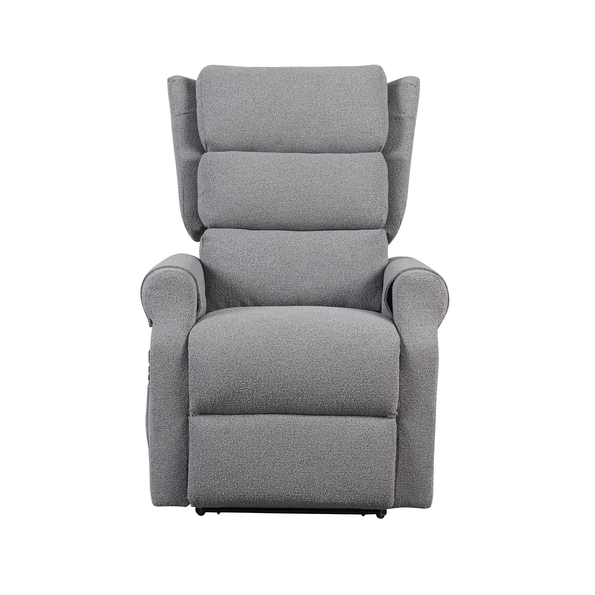 Poltrone Italia Poltrona Relax Elettrica Zero Gravity 2 Motori Alzapersona con Roller System, Grigio - immagine 9