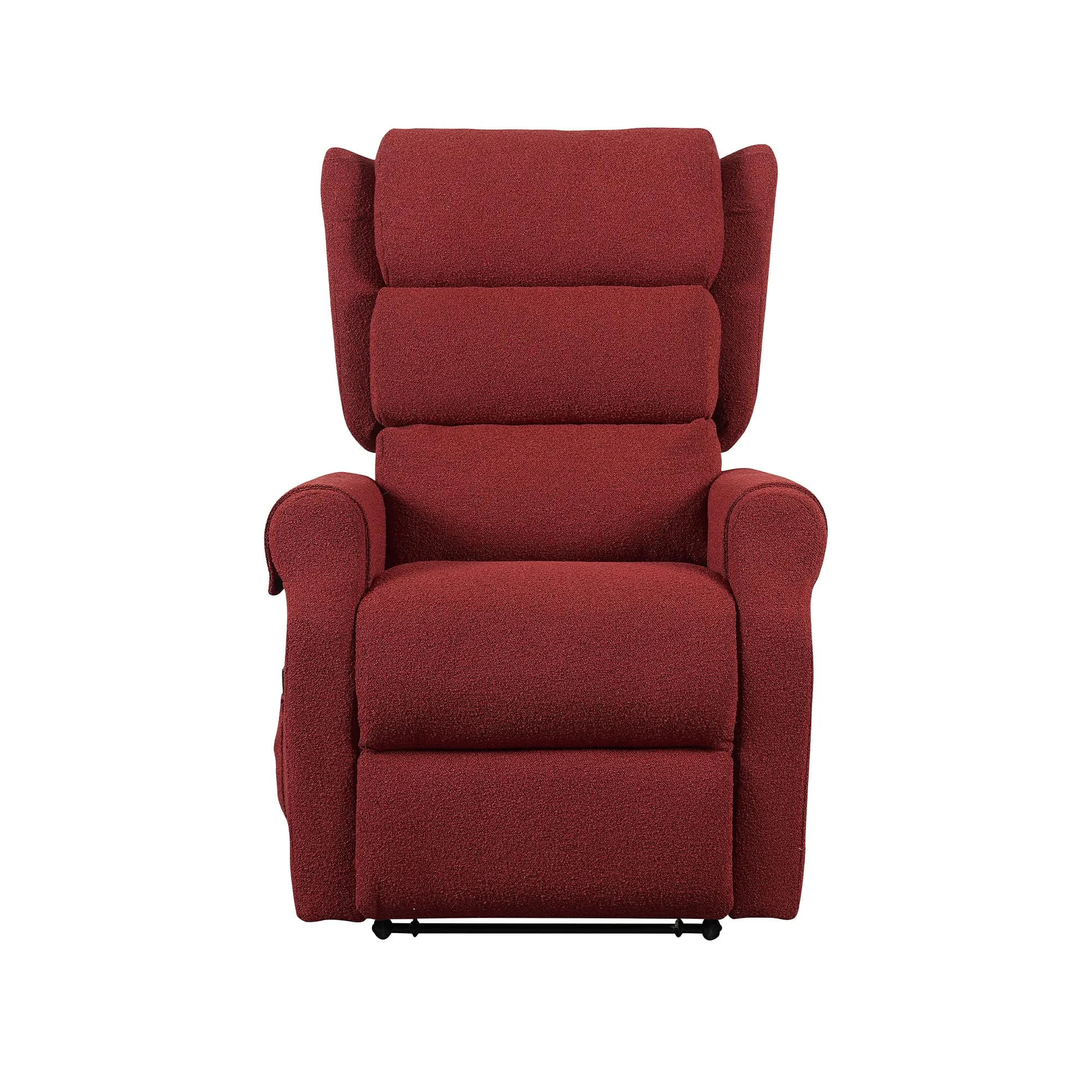 Poltrone Italia Carl Poltrona Relax Elettrica Zero Gravity 2 Motori Alzapersona Rosso - immagine 8