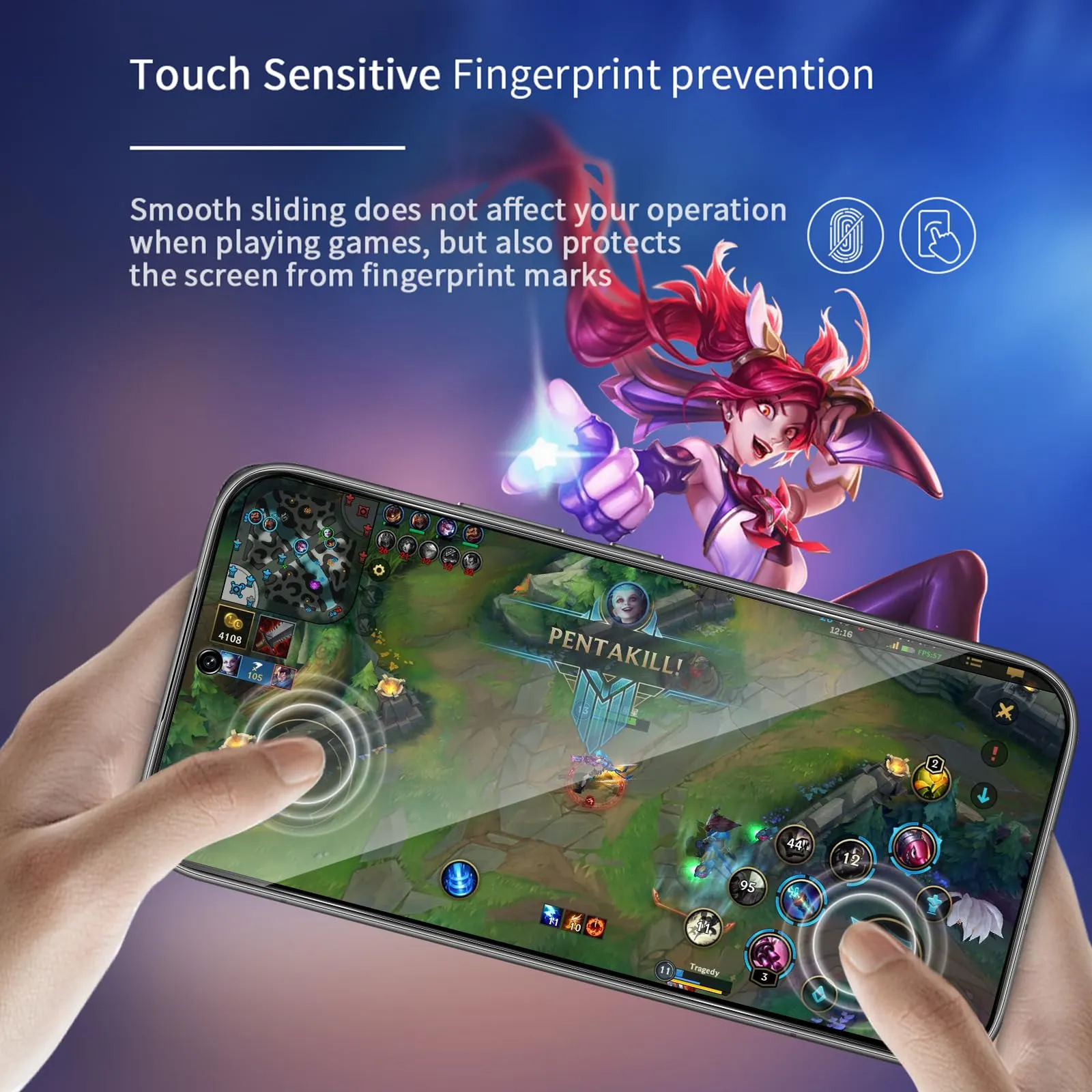 ELYCO Vetro Temperato Privacy per Honor 600, 2 Pezzi - immagine 6