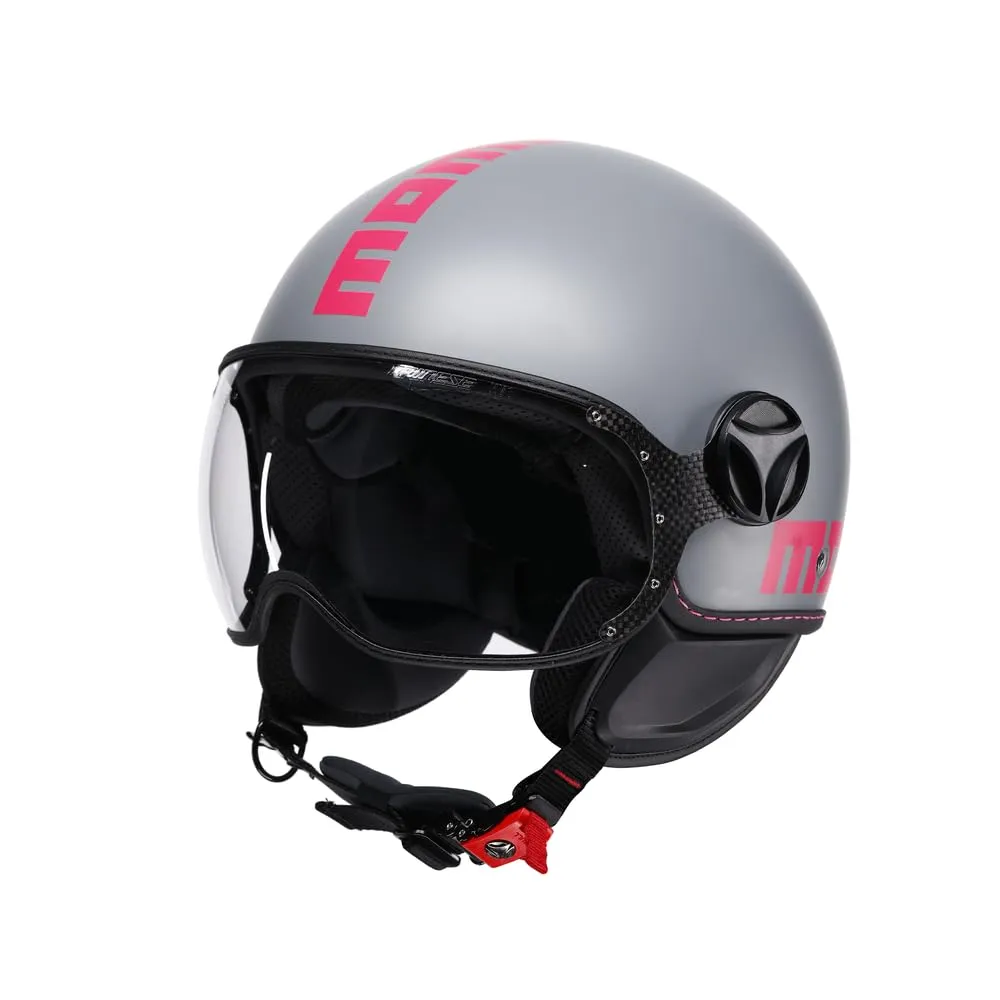 Momo Design FGTR Classic E2206, Grigio Opaco Fluo/Fucsia, S - immagine 1
