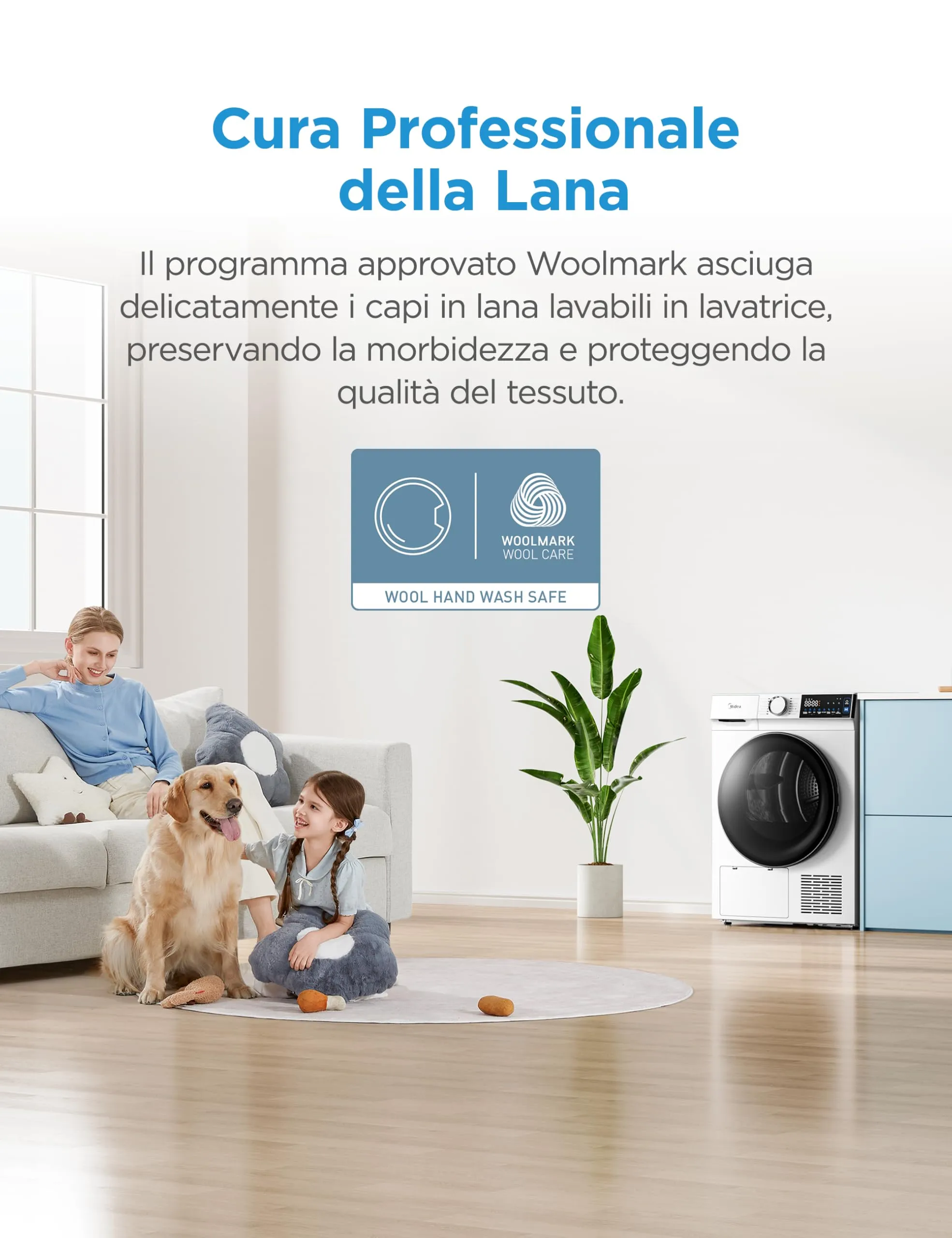 Midea Serie V5 Asciugatrice Pompa di Calore 9 kg MDV5EH90WBC - immagine 7