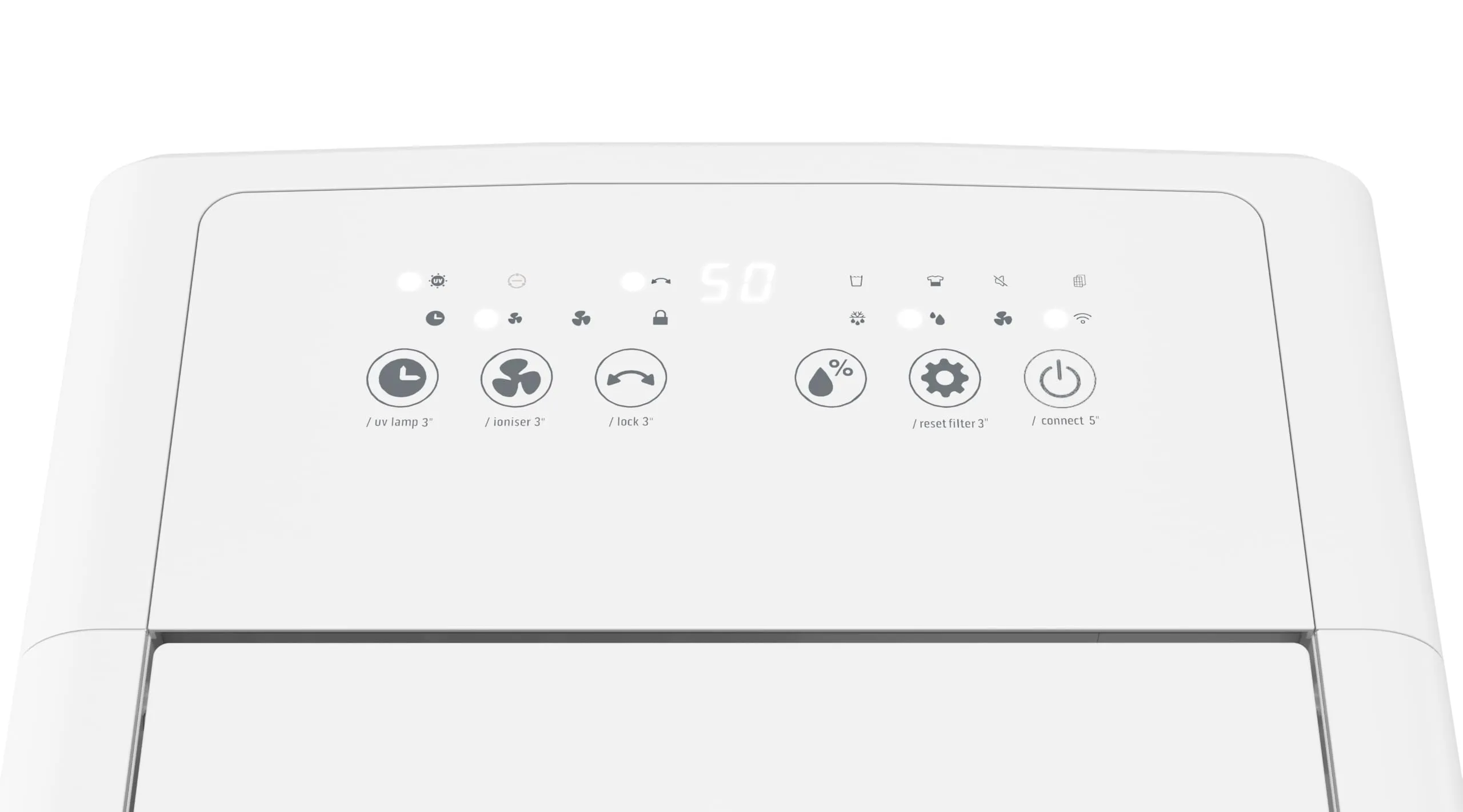 Olimpia Splendid 02720 Aquaria S2 24 NW Deumidificatore 24L con WiFi, Tripla Filtrazione, Ionizzatore e Sanificazione UV - immagine 3