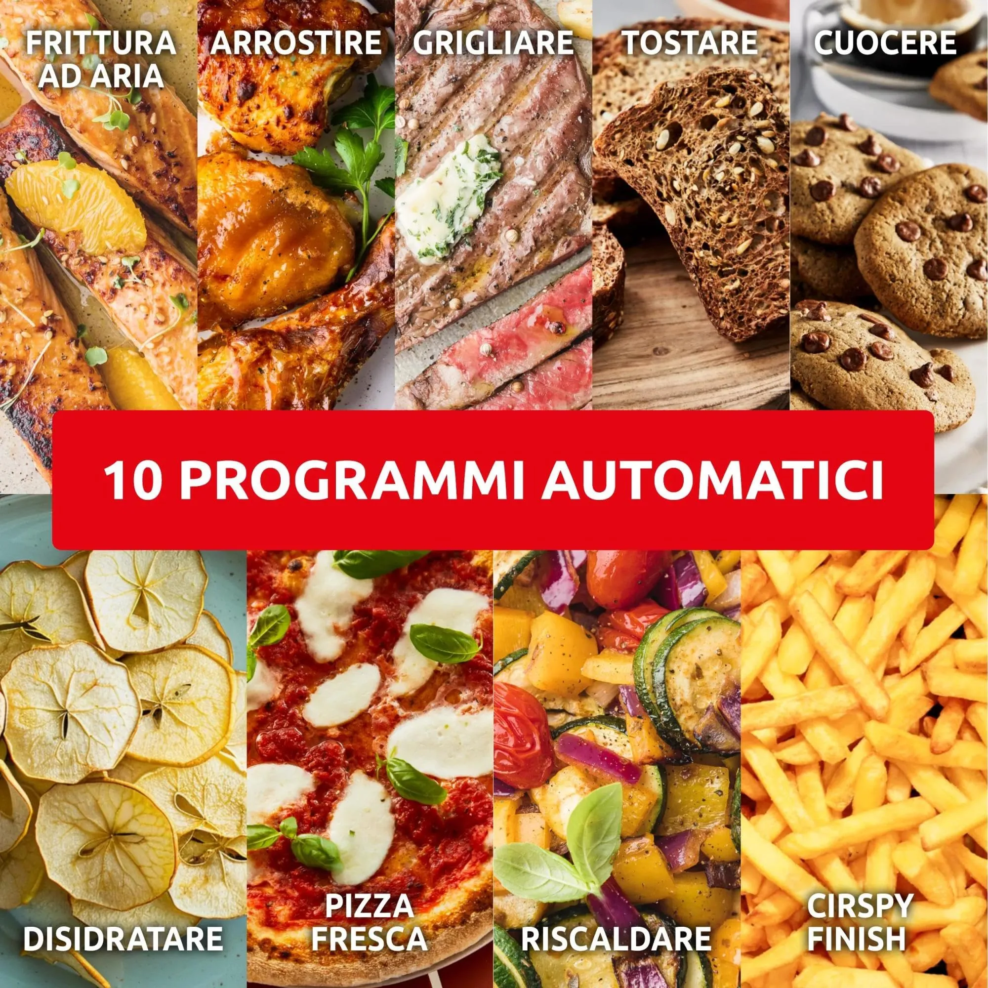Moulinex Ever Fry XXL Air Fryer 1.2kg, Nero, EZ4218 - immagine 6
