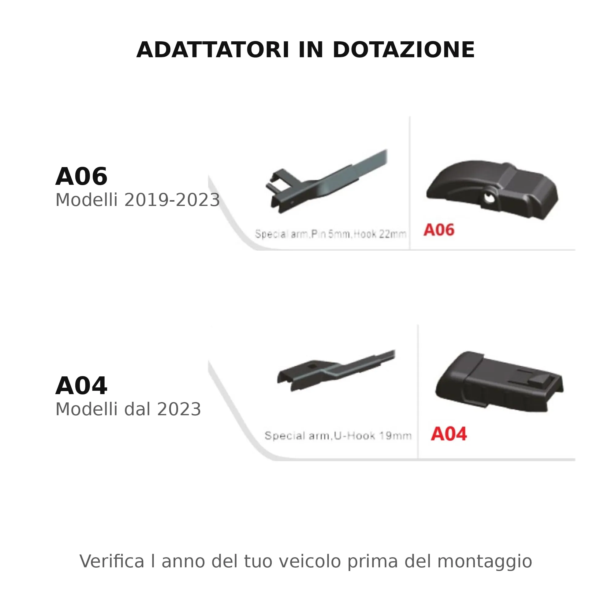 Car Passion Spazzole Tergicristallo per Opel Corsa F dal 2019, 60+40 cm - immagine 8