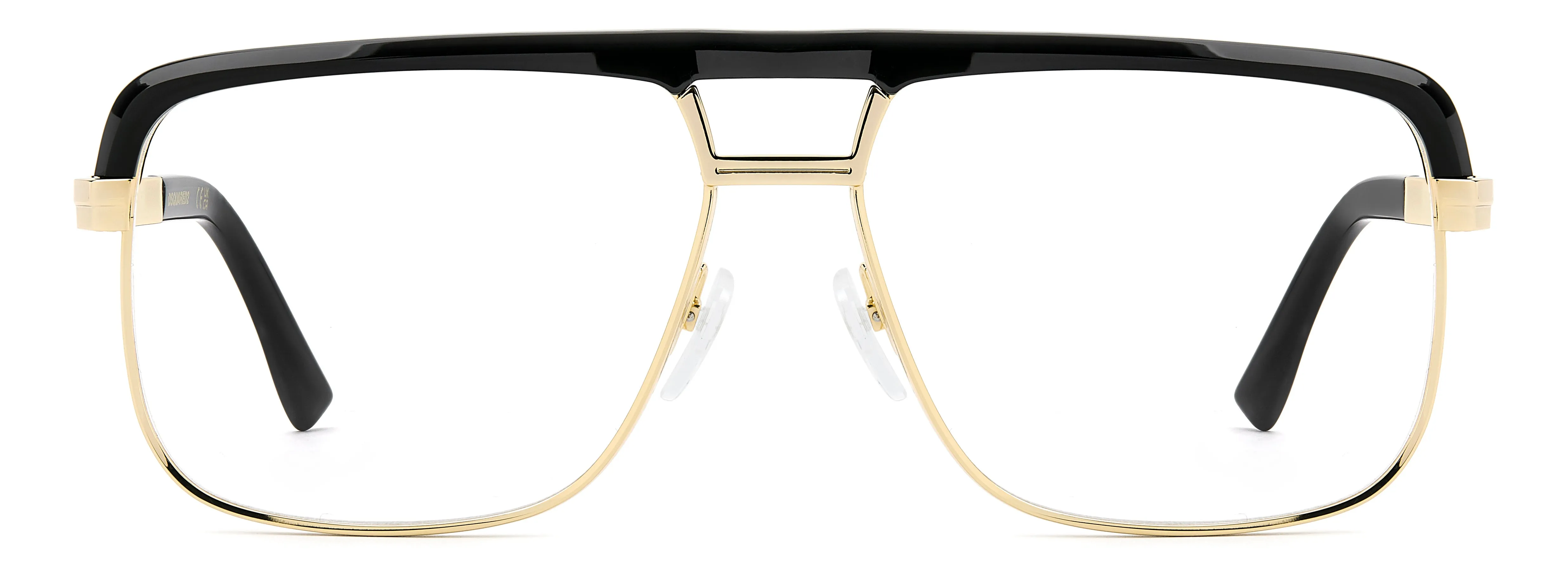 Dsquared2 D2 0215 Black Gold 60/15/139.8 Men's Frames - immagine 2