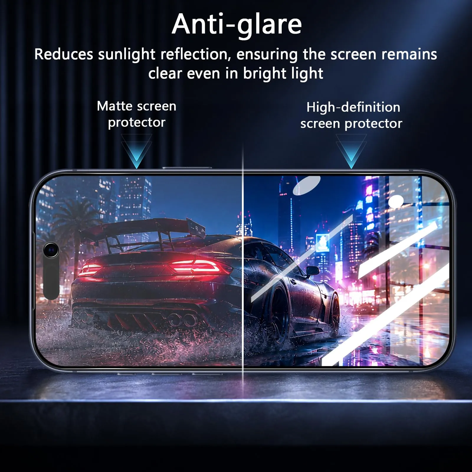 ELYCO Vetro Temperato Privacy Opaca per iPhone 17 Pro, 2 Pezzi - immagine 3