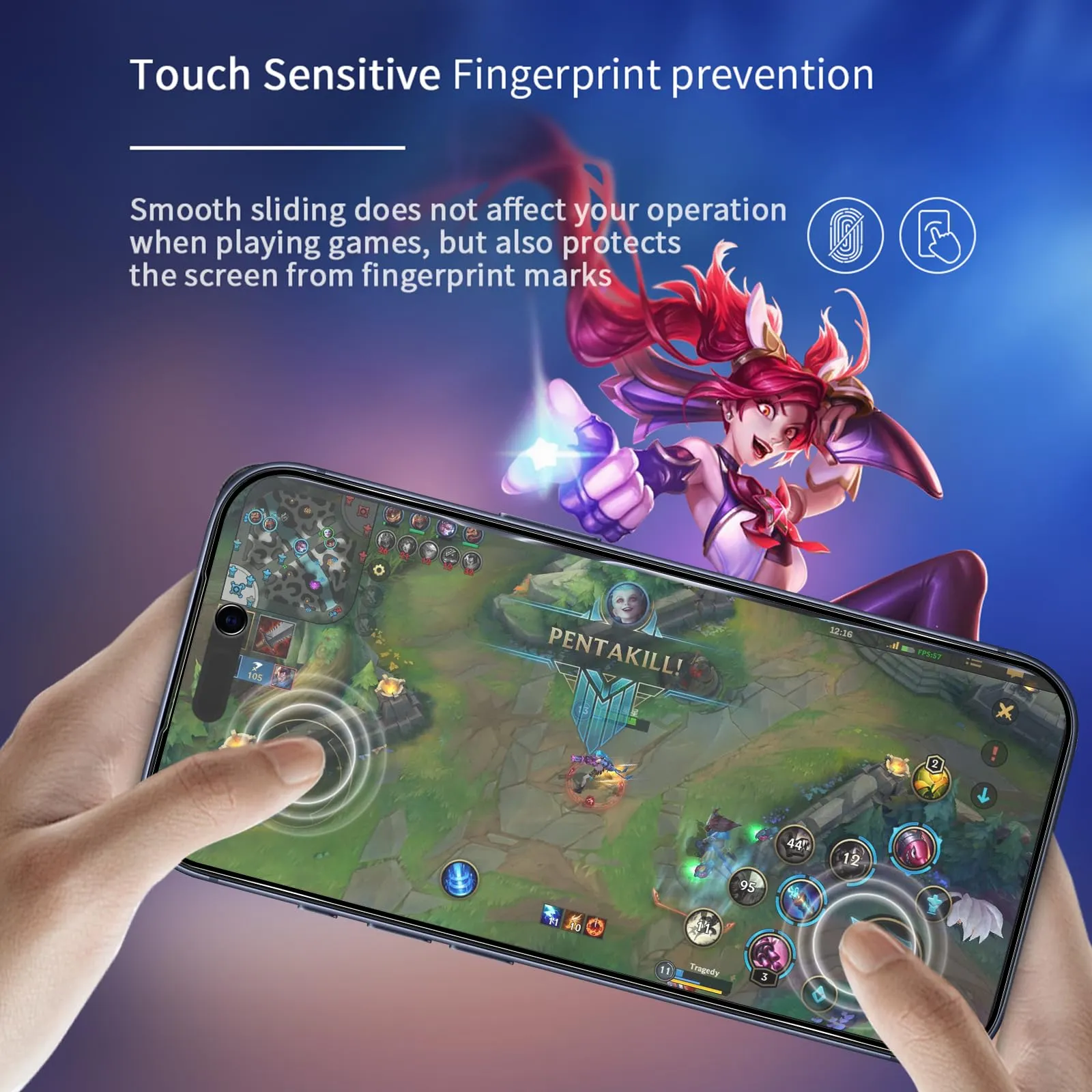 ELYCO Vetro Temperato Privacy Opaca per iPhone 17 Pro, 2 Pezzi - immagine 6