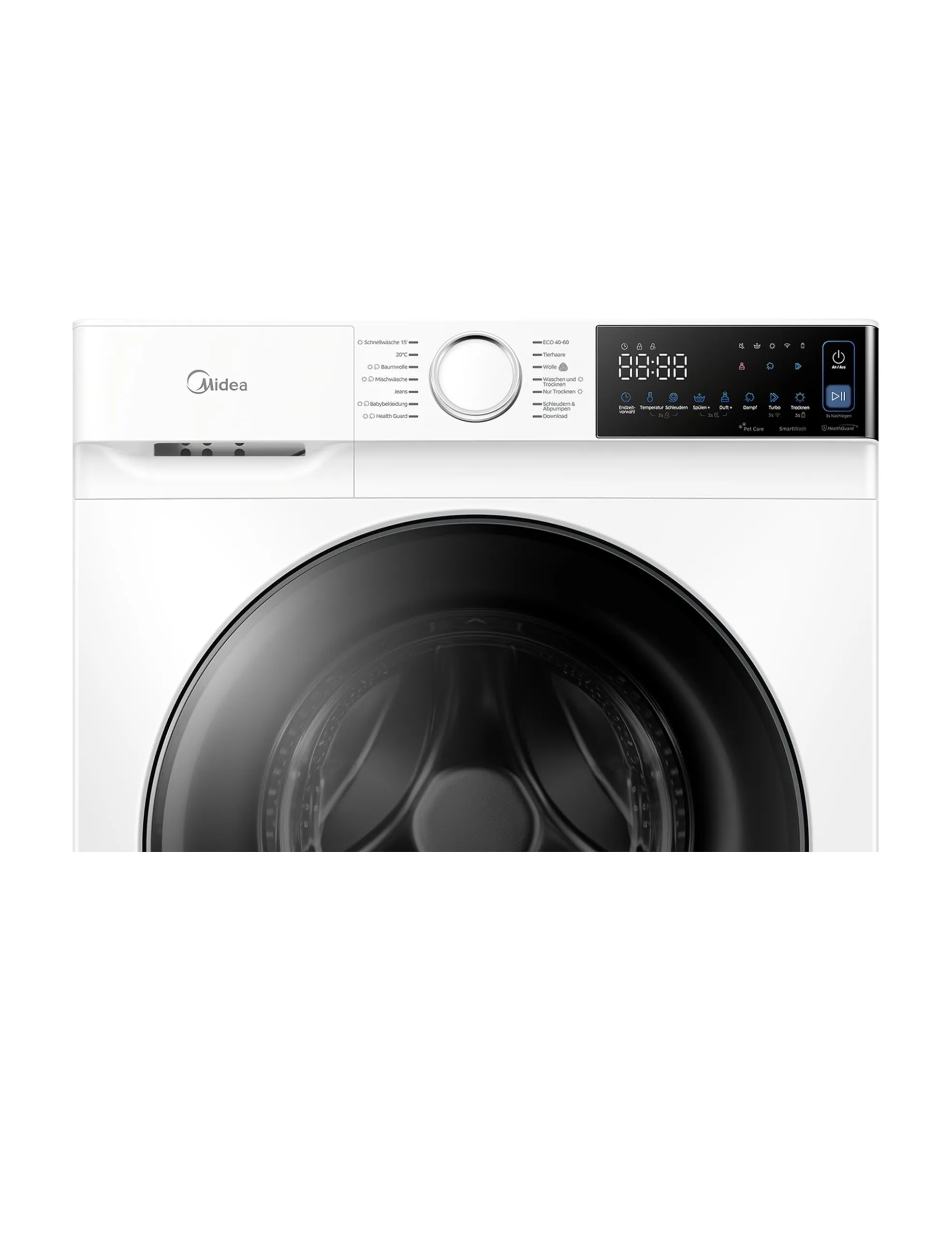 Midea Lavasciuga 10/7 kg Classe A-10%/D 1400 Giri Turbo Wash Controllo App MFV5ED100WBA10 - immagine 3