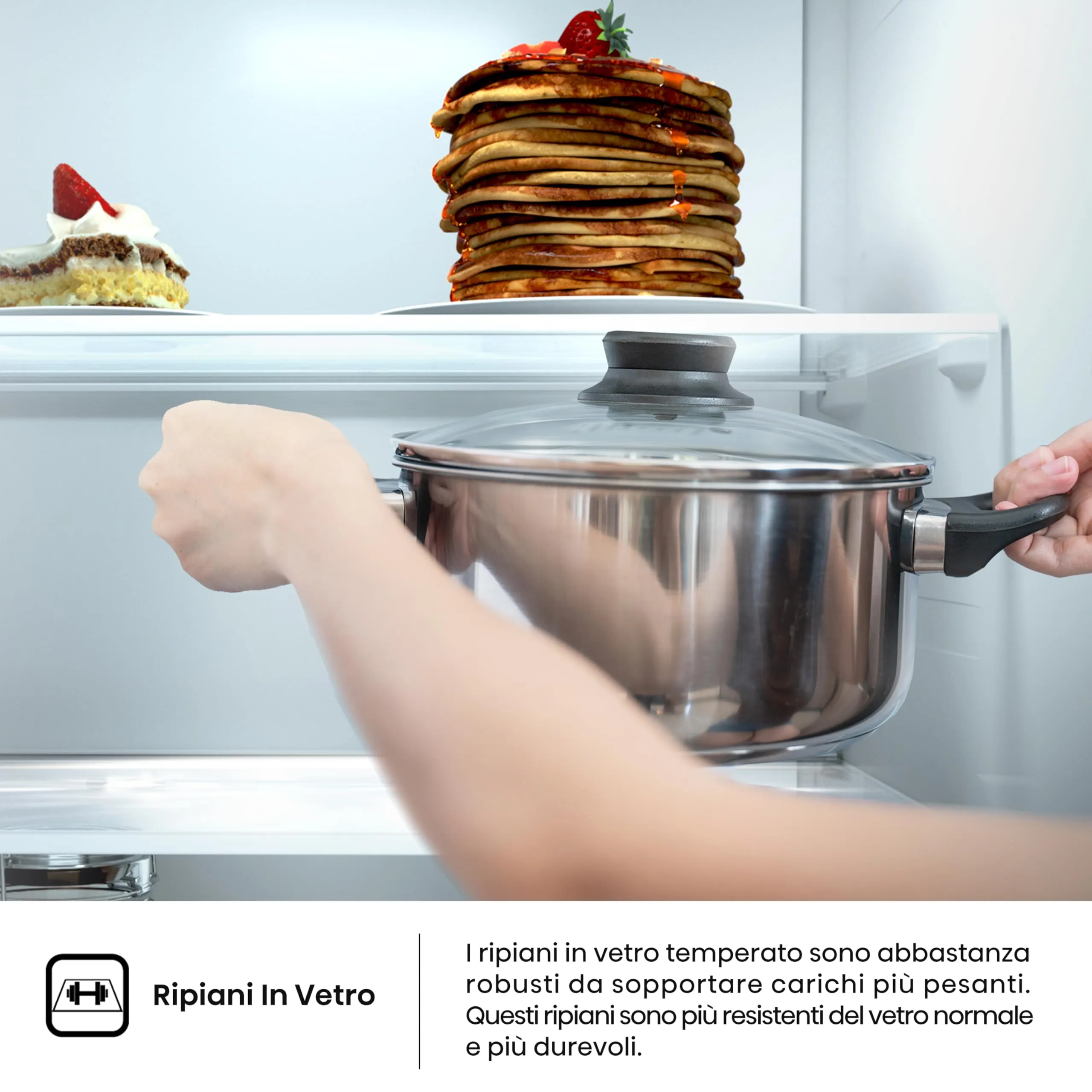 Hisense RI1P205NEWE Frigorifero Combinato Incasso 205 Litri, Classe E, Bianco - immagine 8