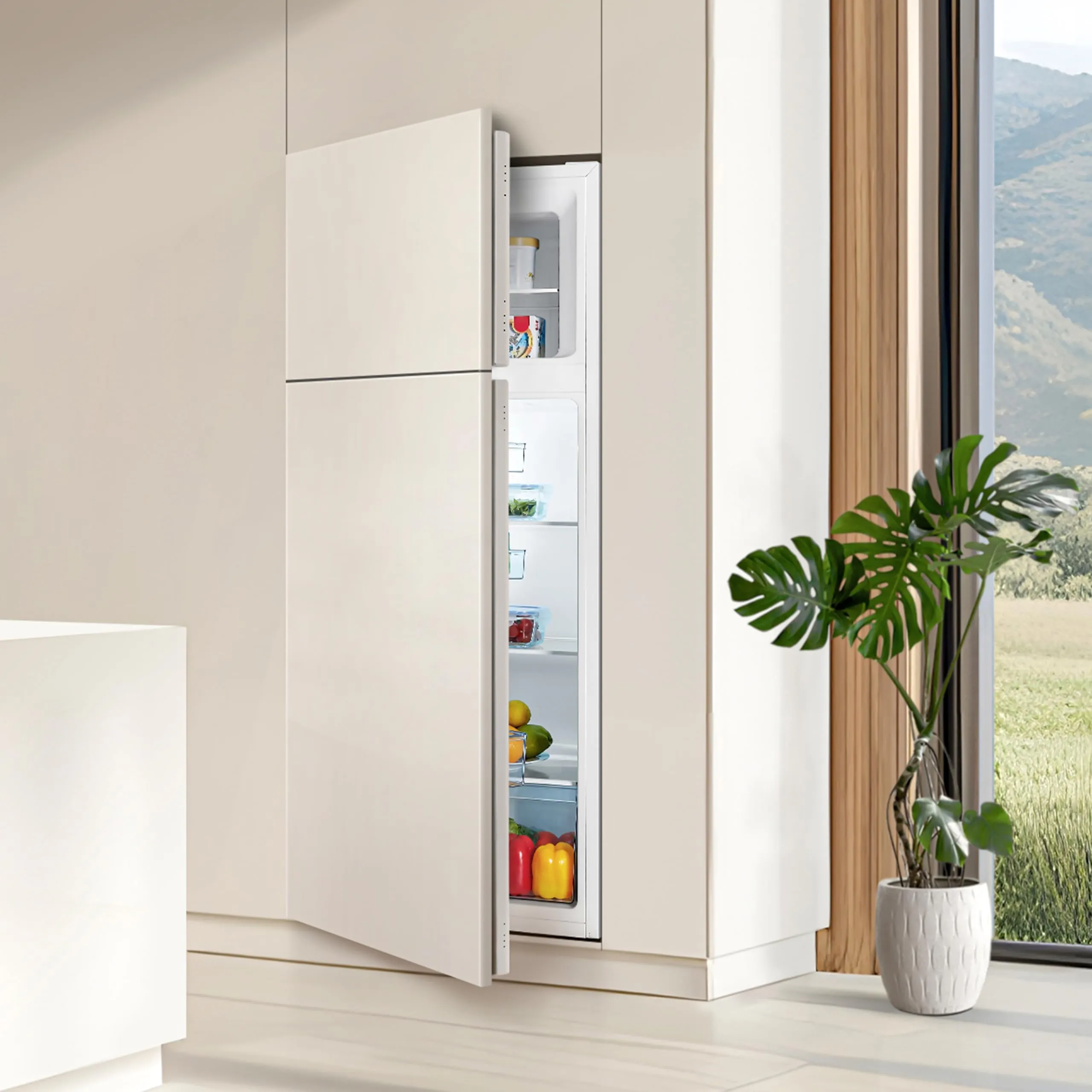 Hisense RI1P205NEWE Frigorifero Combinato Incasso 205 Litri, Classe E, Bianco - immagine 9