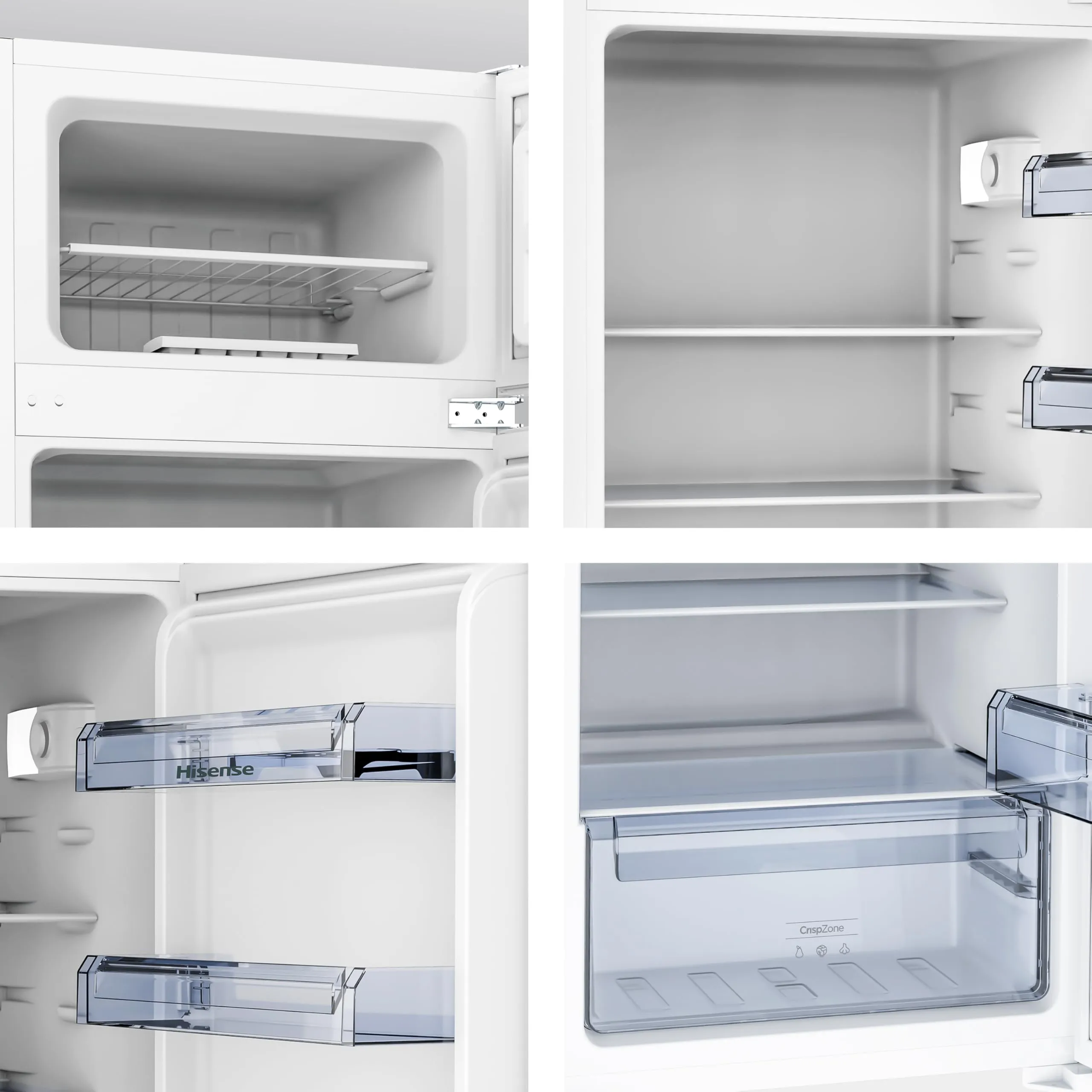 Hisense RI1P205NEWE Frigorifero Combinato Incasso 205 Litri, Classe E, Bianco - immagine 10