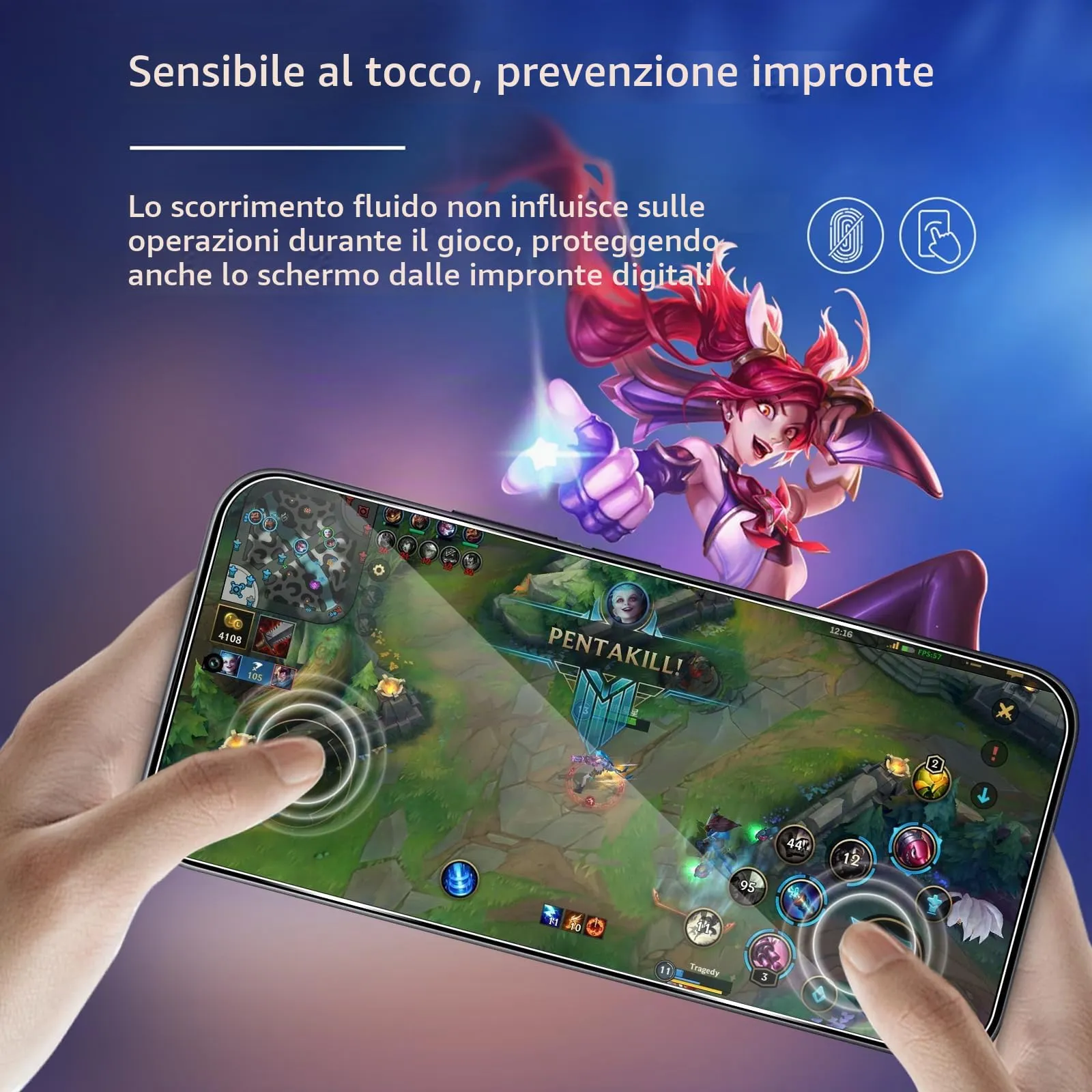 ELYCO Vetro Temperato per Xiaomi Redmi 17 4G/5G, 2+2 Pezzi - immagine 4