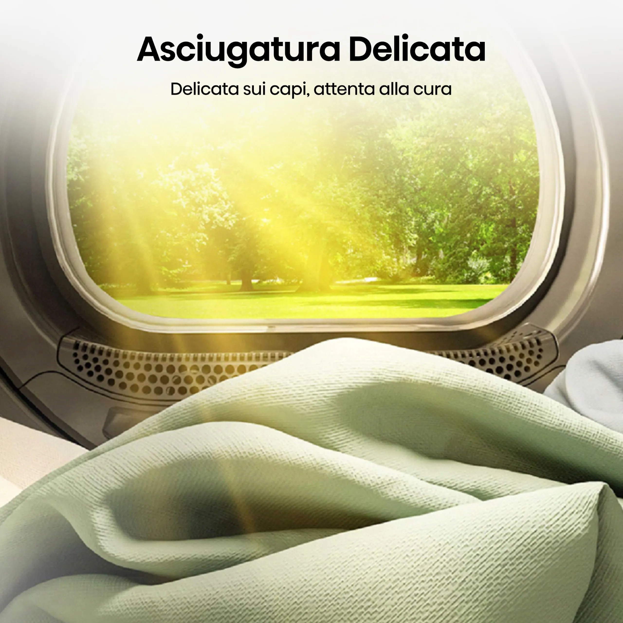 Hisense DH1I700UWEE Asciugatrice Pompa di Calore, 7 Kg, Classe E, Display Touch, Filtro Aromatico, 15 Programmi - immagine 6