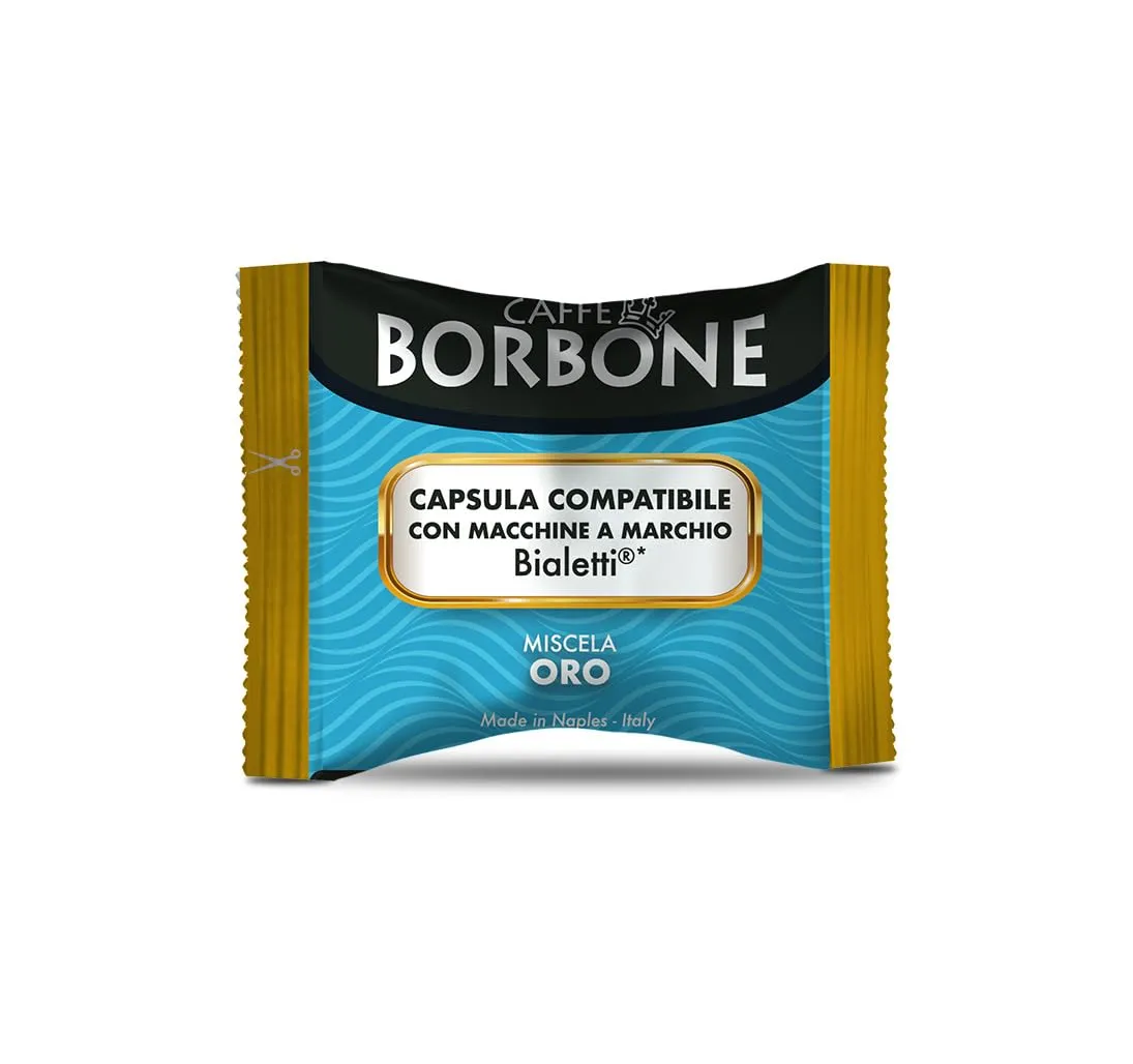 Caffè Borbone Miscela Oro - 100 Capsule Compatibili Bialetti - immagine 2