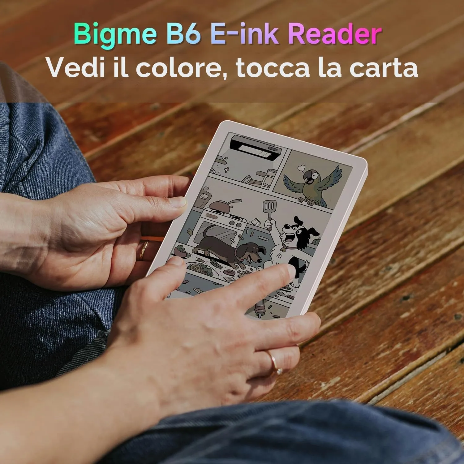 Bigme B6 E-Reader, 15.2 cm Color E-Ink, 2 GB + 32 GB - immagine 4