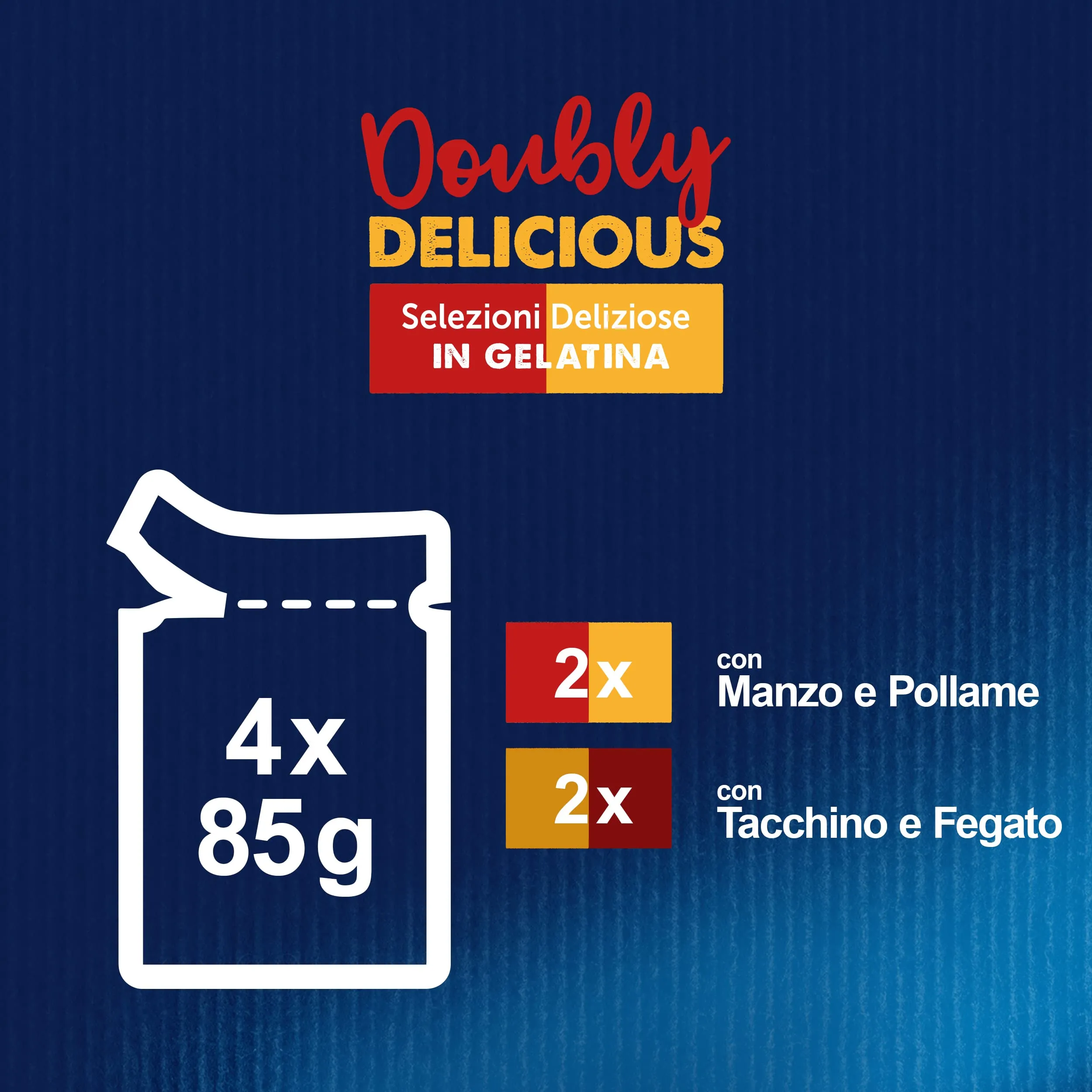 Felix Doubly Delicious Cibo Umido per Gatti Adulti, 48 Bustine da 85 g - immagine 4
