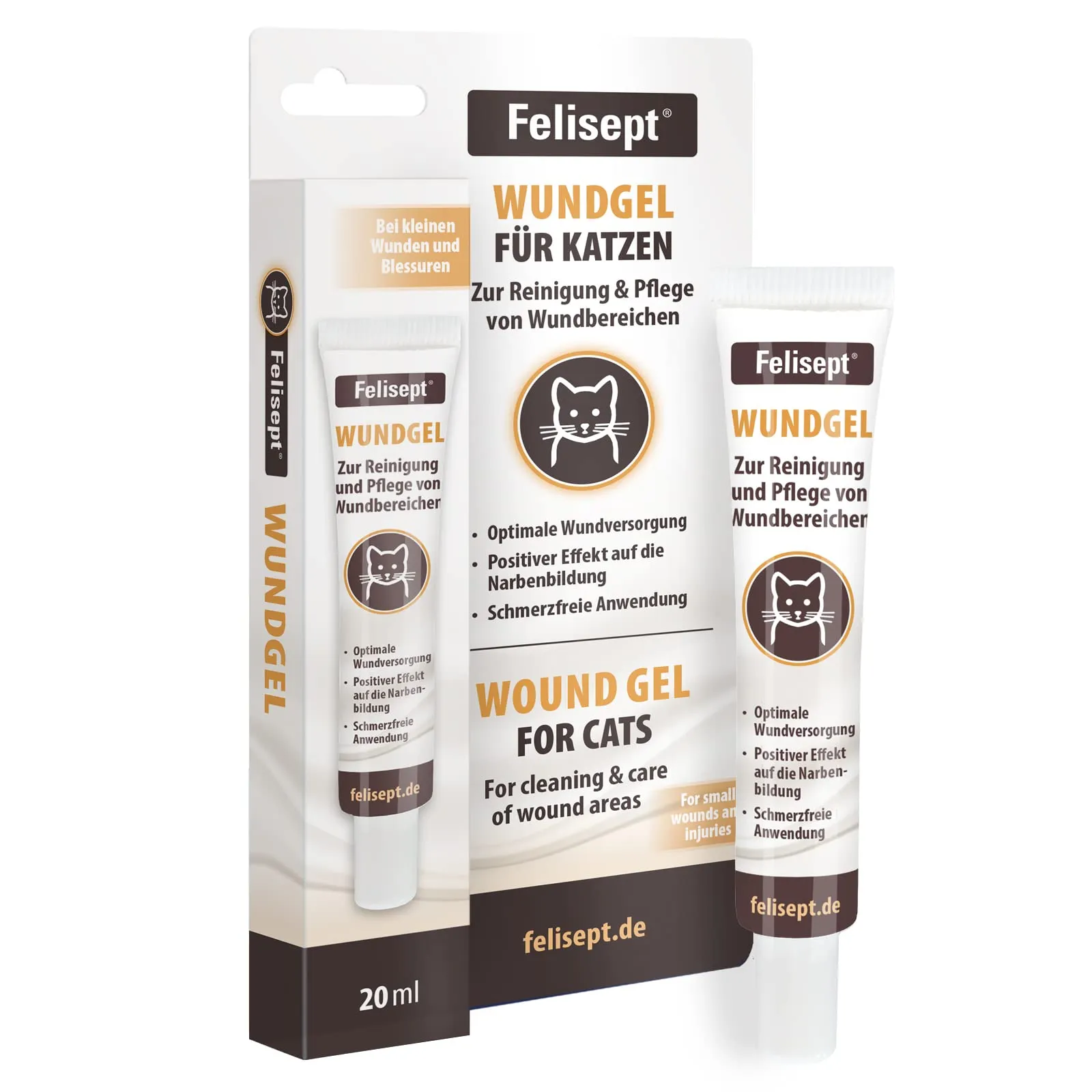 Felisept Gel per ferite per gatti 20ml - immagine 1
