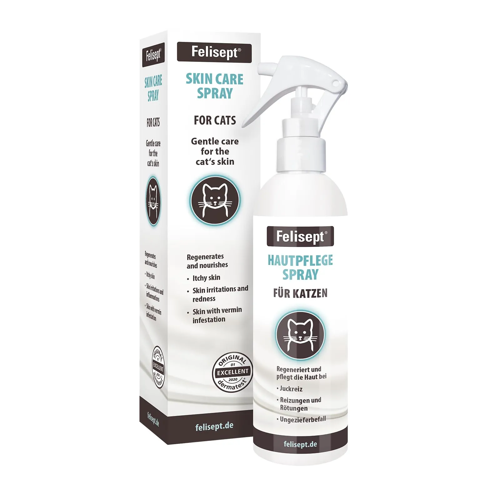 Felisept Spray per la cura della pelle dei gatti 250ml - immagine 1