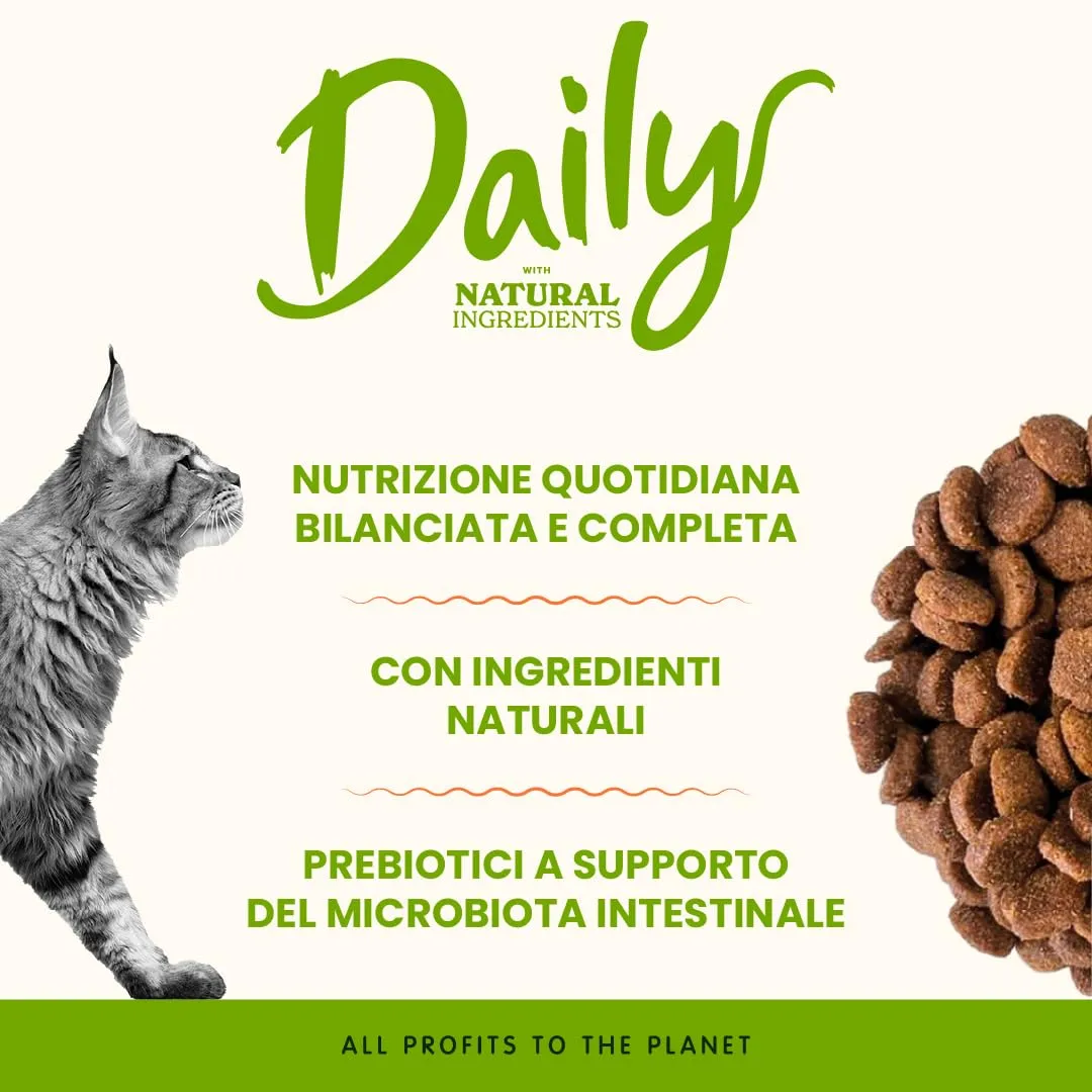 Almo Nature Daily Maintenance Crocchette per Gatti Adulti con Pollo e Tacchino, 12 kg - immagine 2