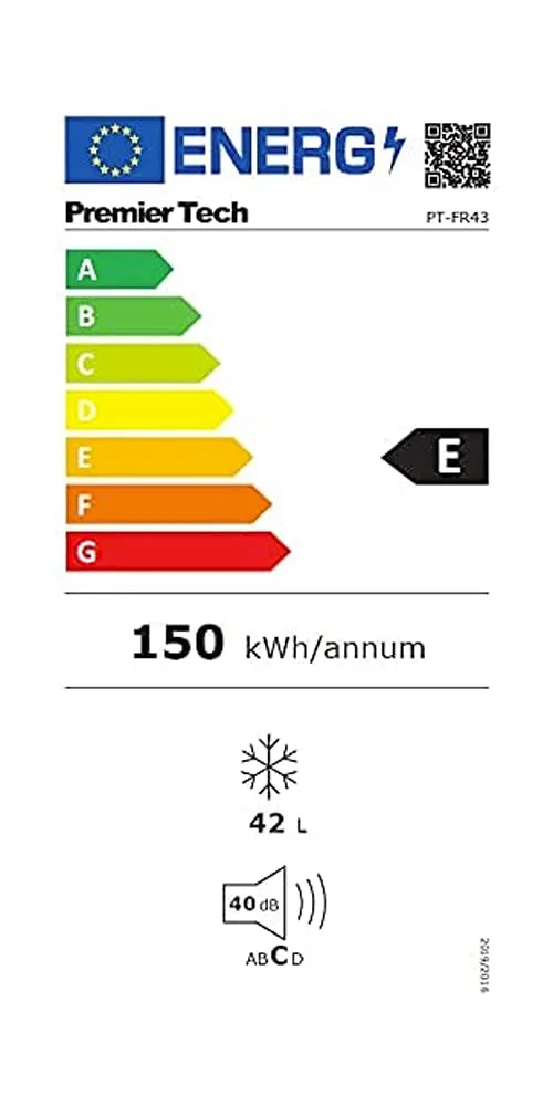 PremierTech Mini Congelatore da Tavolo 42 Litri Bianco PT-FR43 - immagine 10