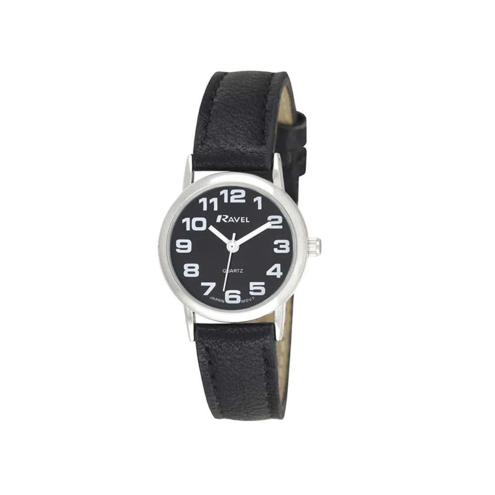 Ravel Orologio Donna Quadrante Nero/Argento con Grandi Numeri R0105.07.2A - immagine 1