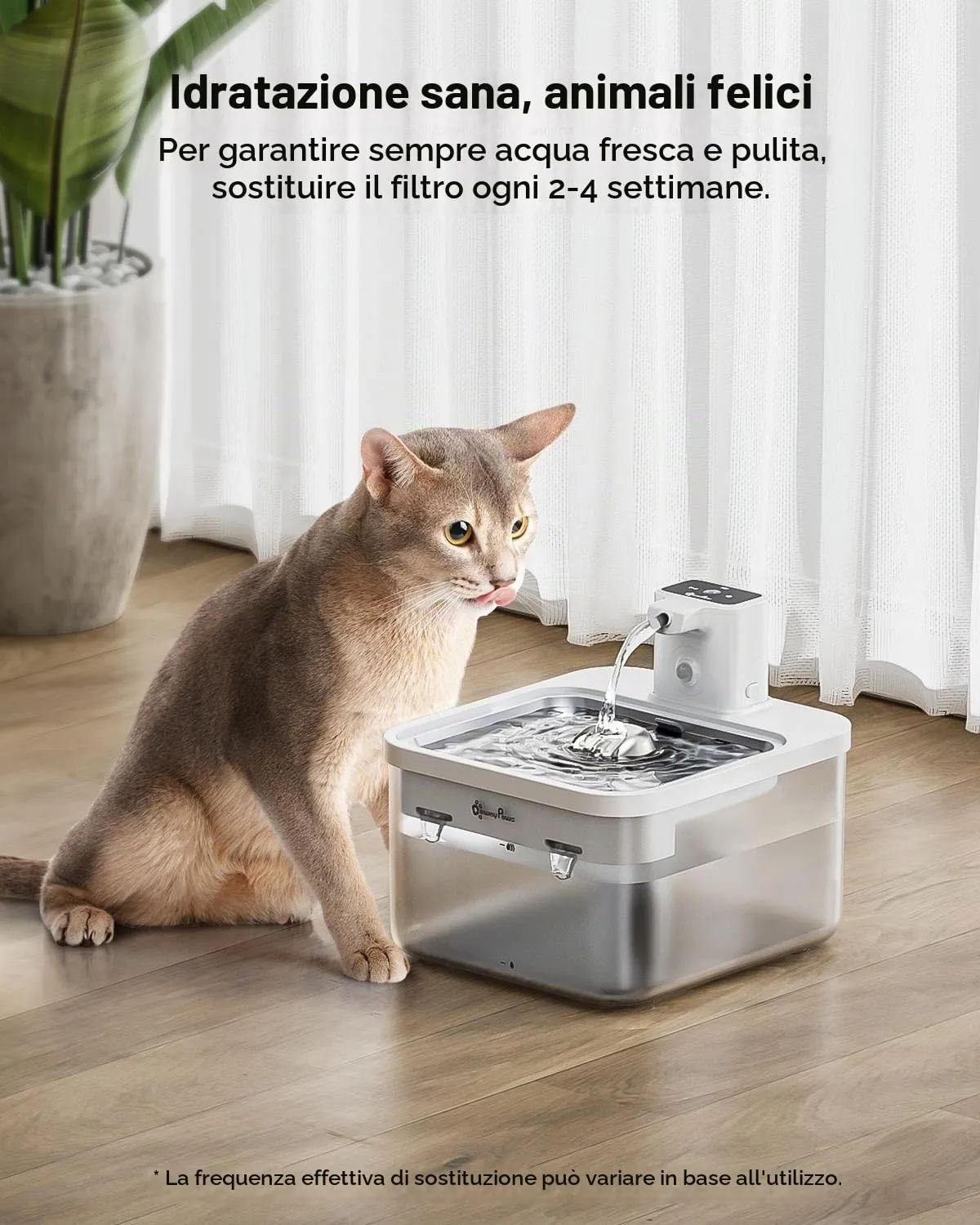 DownyPaws Filtri per Fontana Gatti DPWFP6, 12 Pezzi - immagine 5