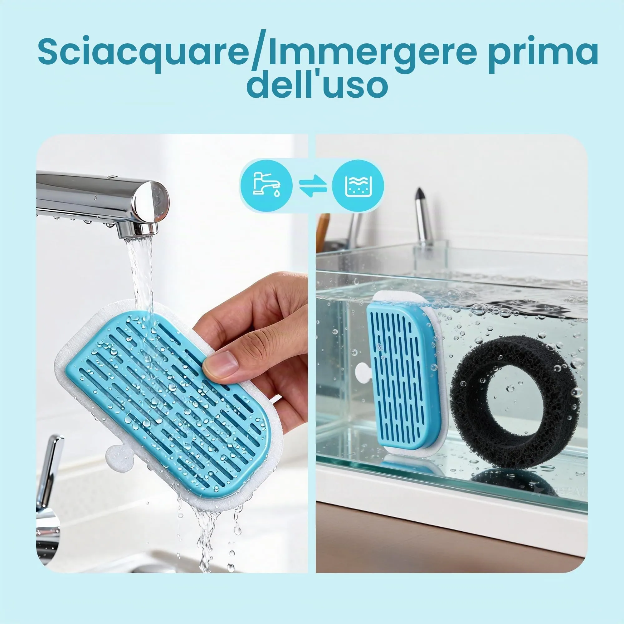 GIOTOHUN Filtri di ricambio per fontana d'acqua per gatti (12 pezzi) - immagine 7