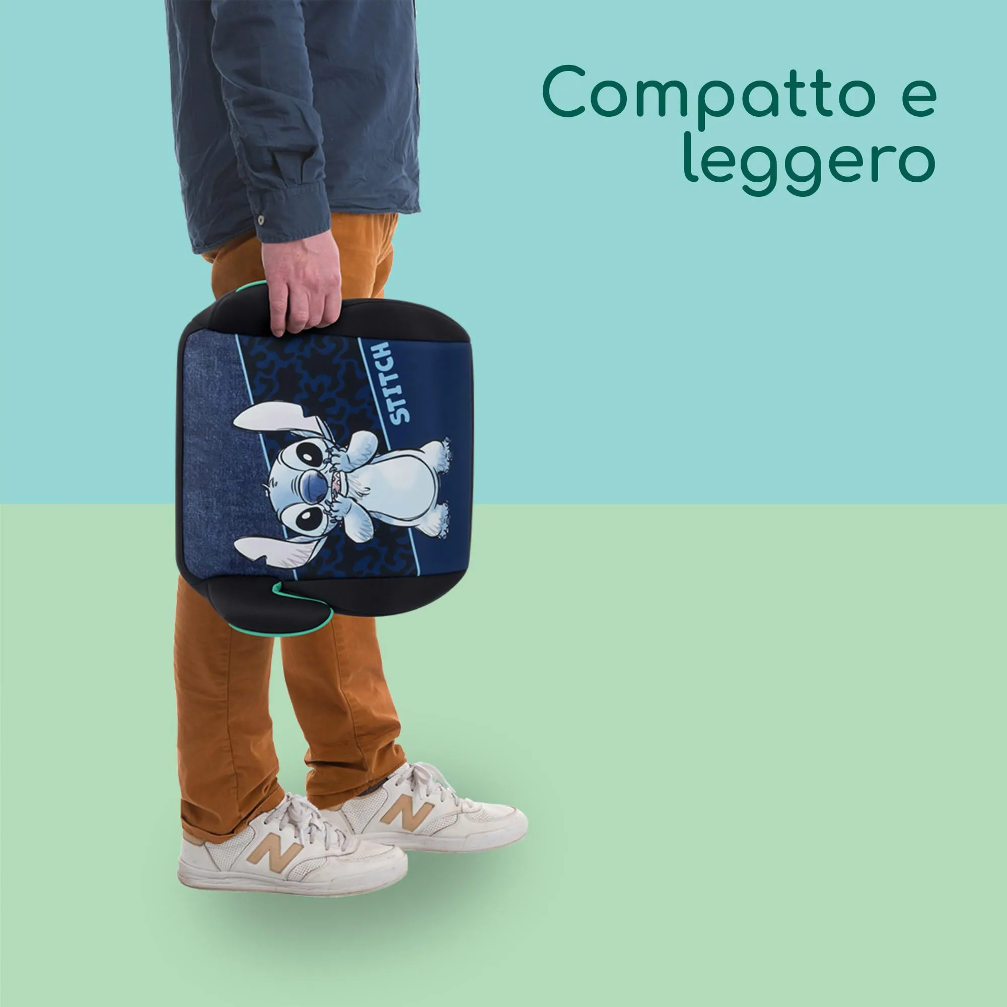 Bebeconfort Disney Manga i-Safe Rialzo Auto Bambini 6–12 Anni, 128–150 cm, Stitch - immagine 6
