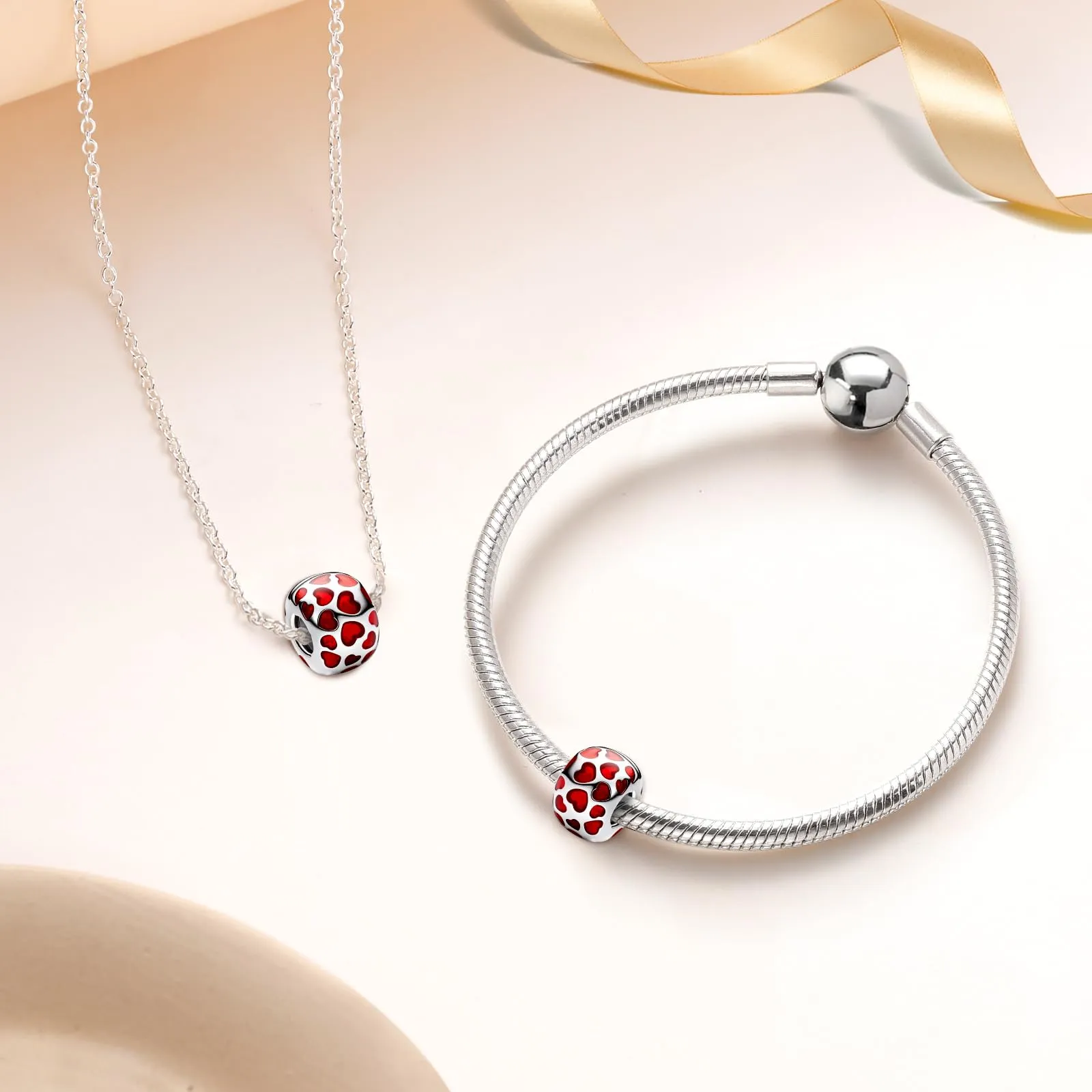 J.Fée Ciondolo Charm per Bracciali e Collane in Argento 925 da Donna - immagine 5
