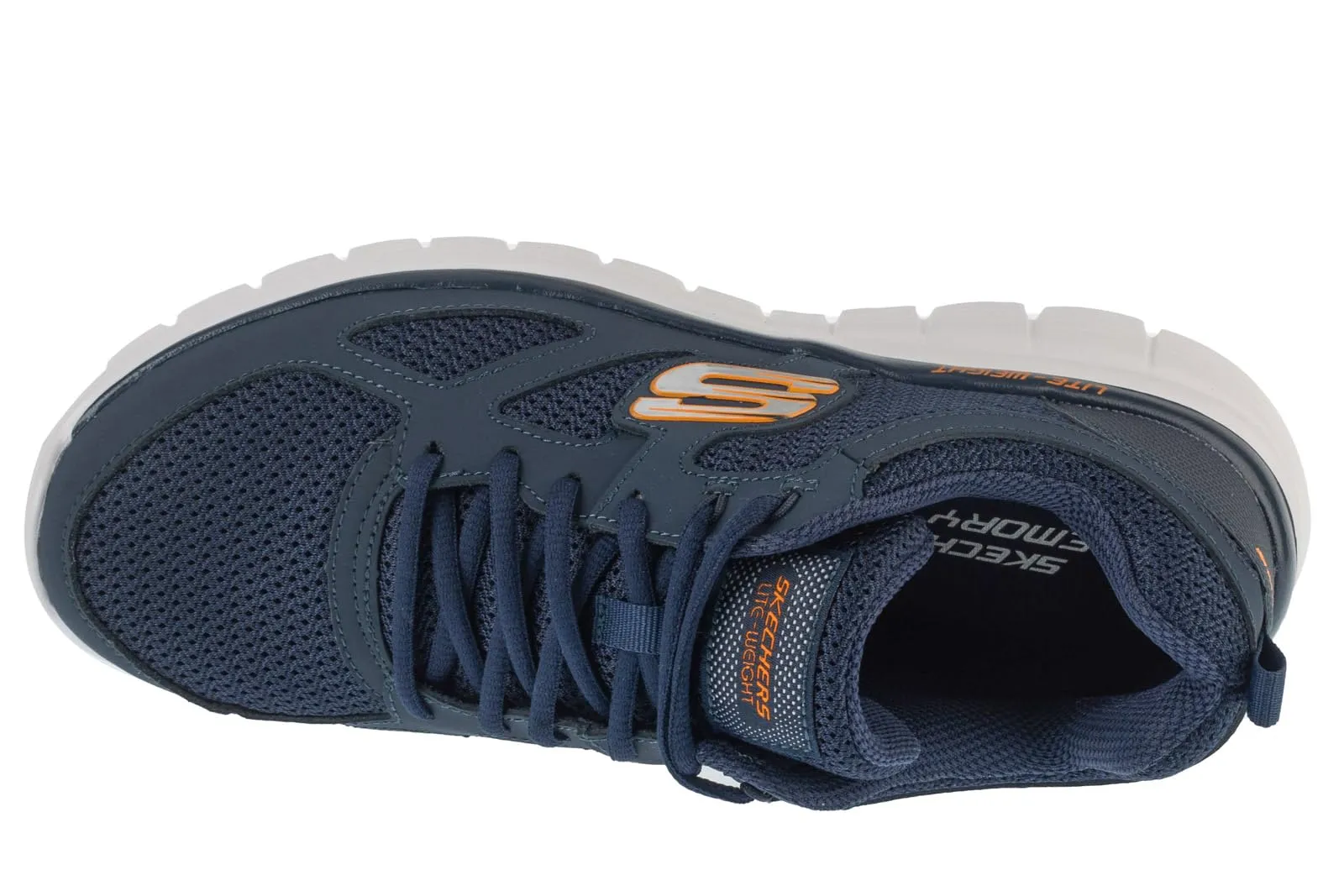 Skechers Burns Agoura 52635-NVOR Sneakers da Uomo, Blu Navy, 48,5 EU - immagine 3