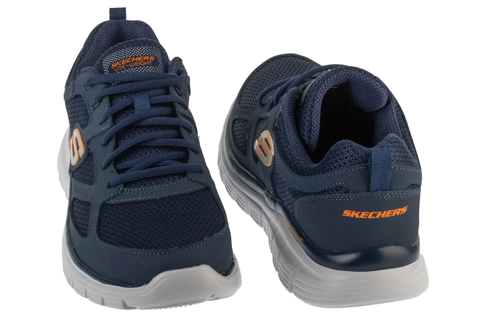 Skechers Burns Agoura 52635-NVOR Sneakers da Uomo, Blu Navy, 48,5 EU - immagine 5