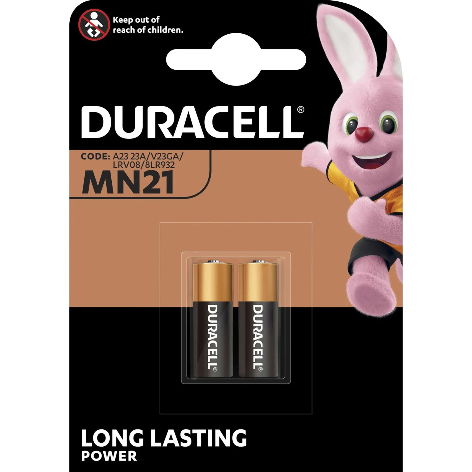 Duracell MN21 Batterie Alcaline Specialistiche 12V A23 (Confezione da 2) - immagine 1