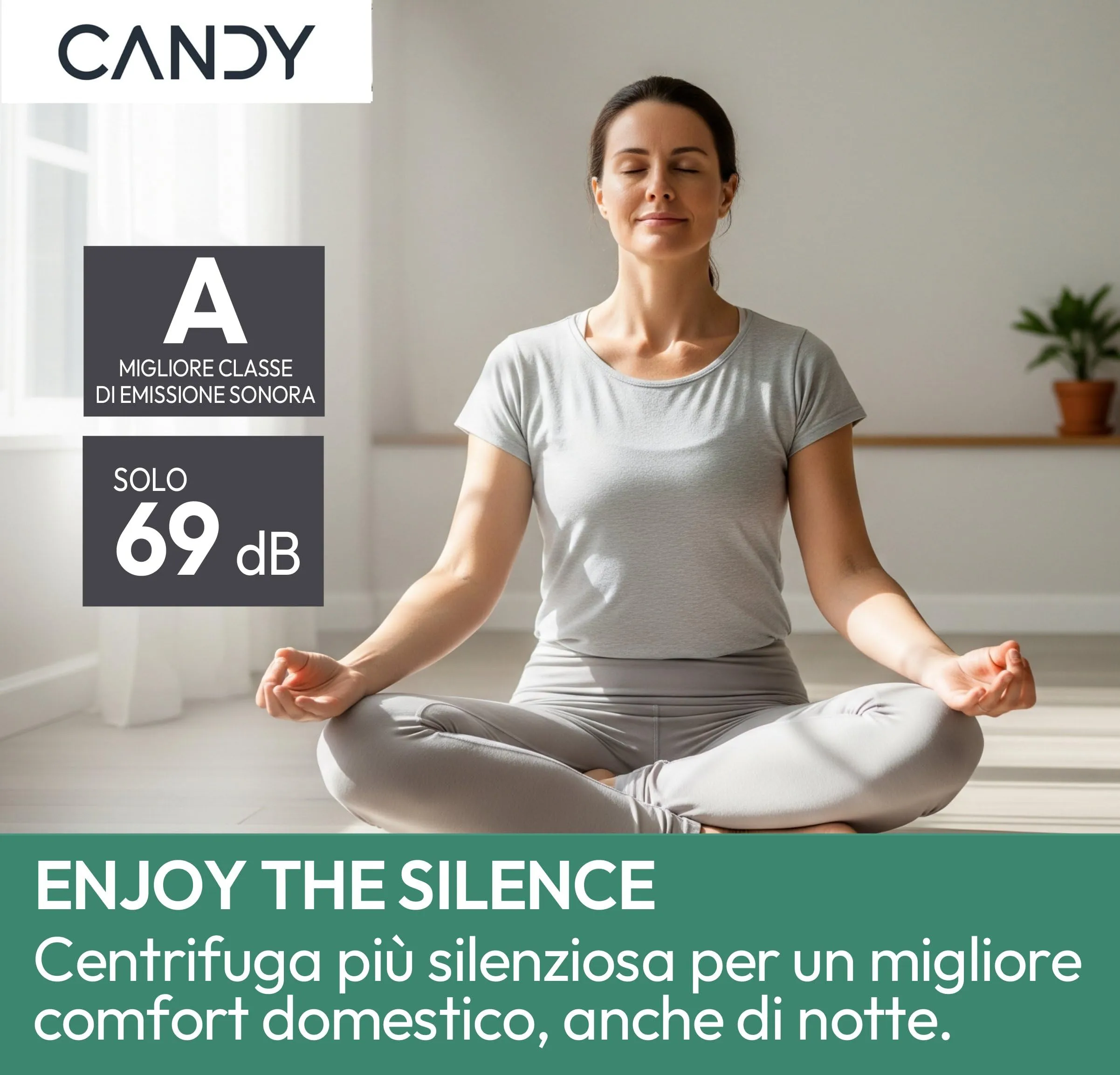 Candy ProWash 300 Lavatrice 9 kg, 1400 Giri, Classe A-20%, Bianca - immagine 7