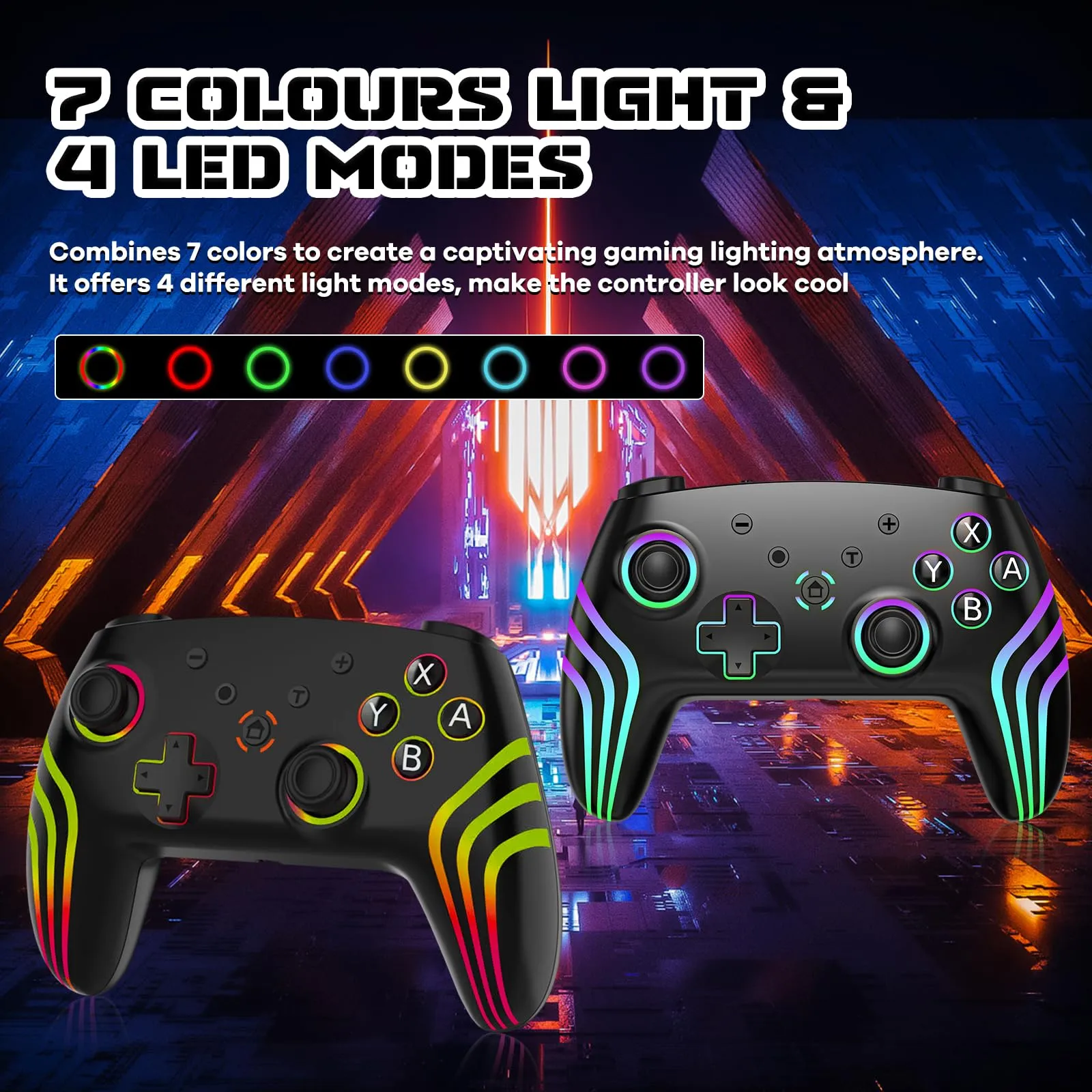 MYSTILUCK Controller Pro Wireless for Switch, Switch 2, Lite, OLED, PC - immagine 2
