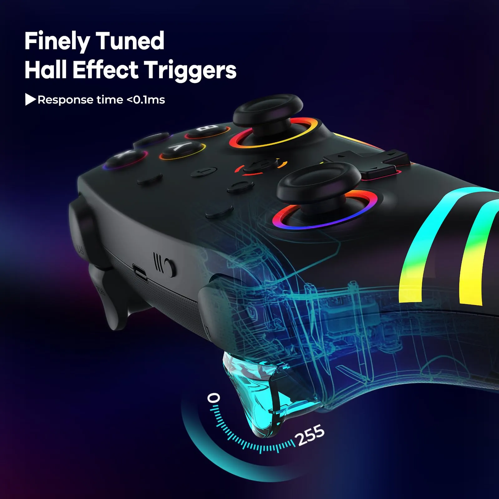 MYSTILUCK Controller Pro Wireless for Switch, Switch 2, Lite, OLED, PC - immagine 3