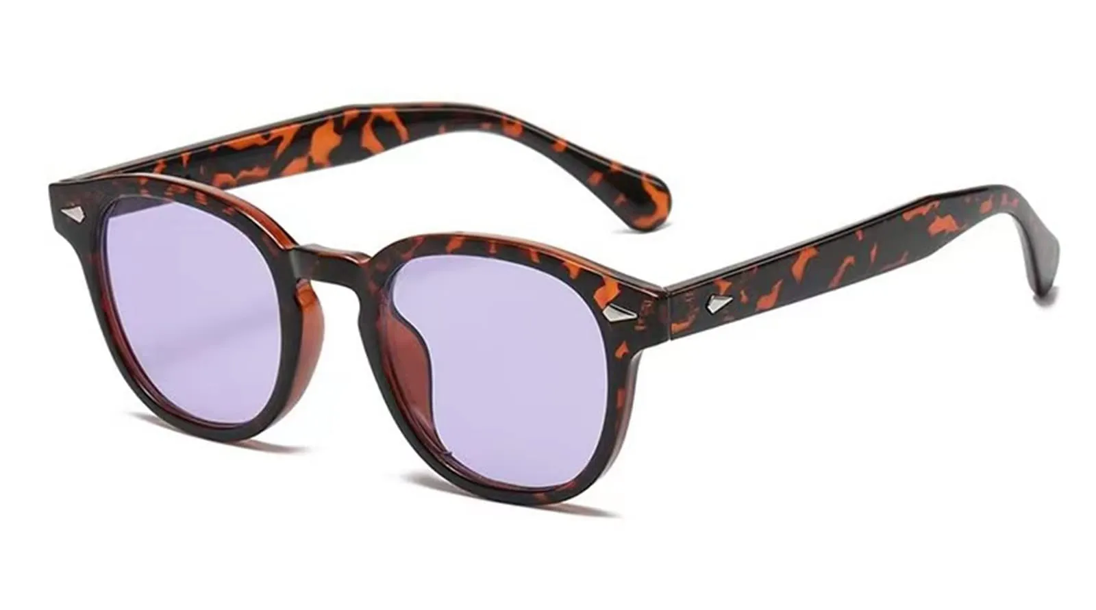 LHSDMOAT Occhiali da sole sportivi vintage anni '70 rotondi UV400 TR5095K per uomo e donna - immagine 1
