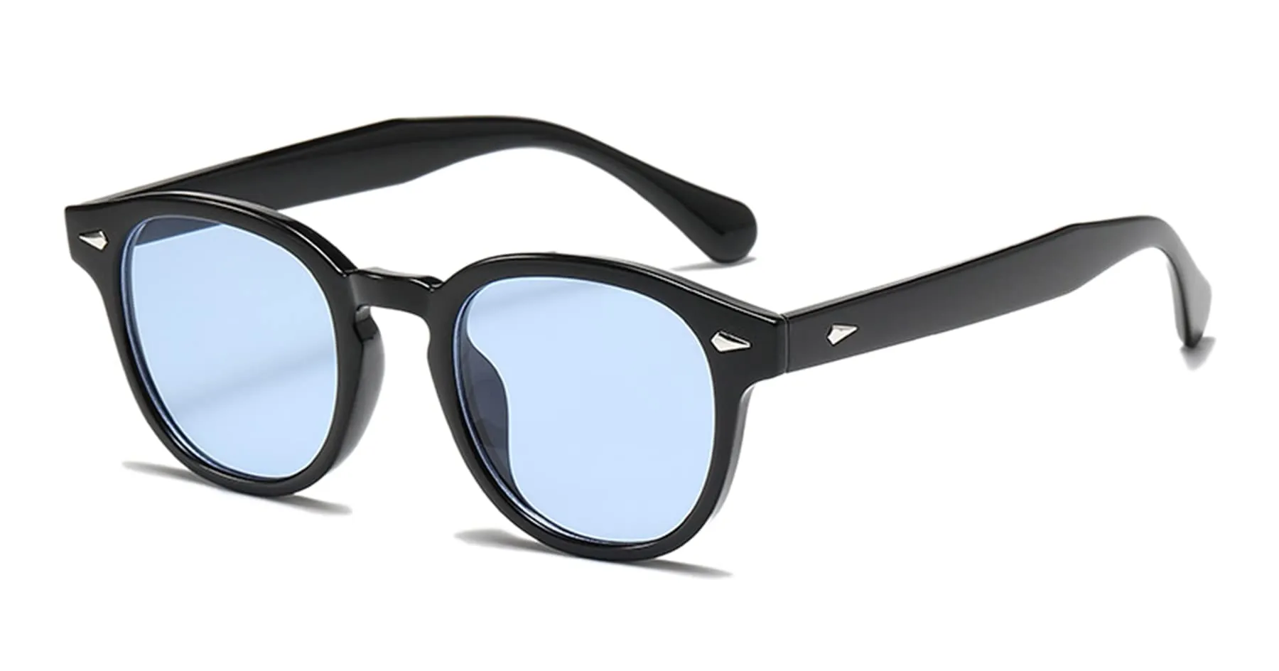 LHSDMOAT Occhiali da sole sportivi vintage anni '70 rotondi UV400 TR5095K per uomo e donna - immagine 1