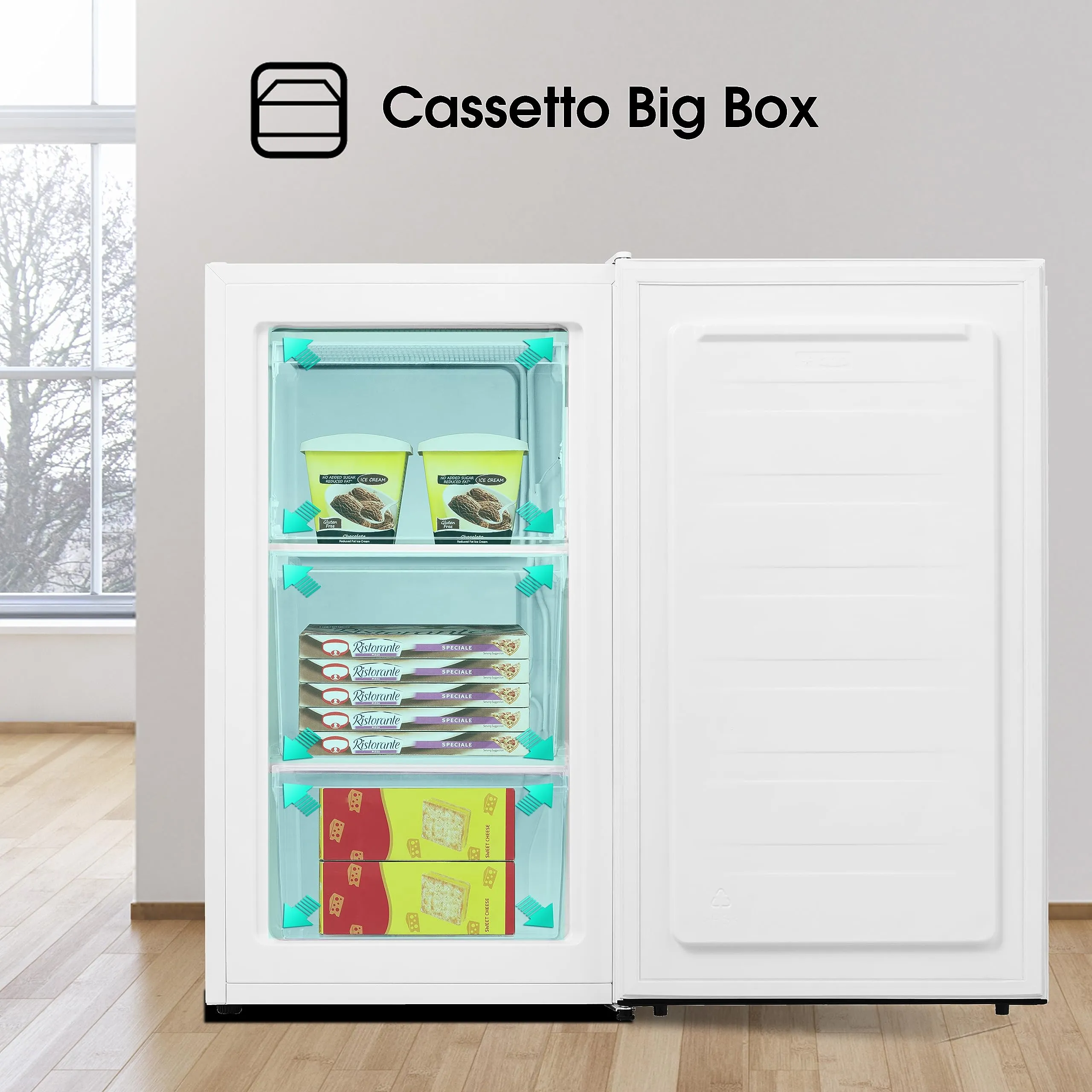 Hisense MUZ4859E Congelatore Verticale Bianco 61L - immagine 4
