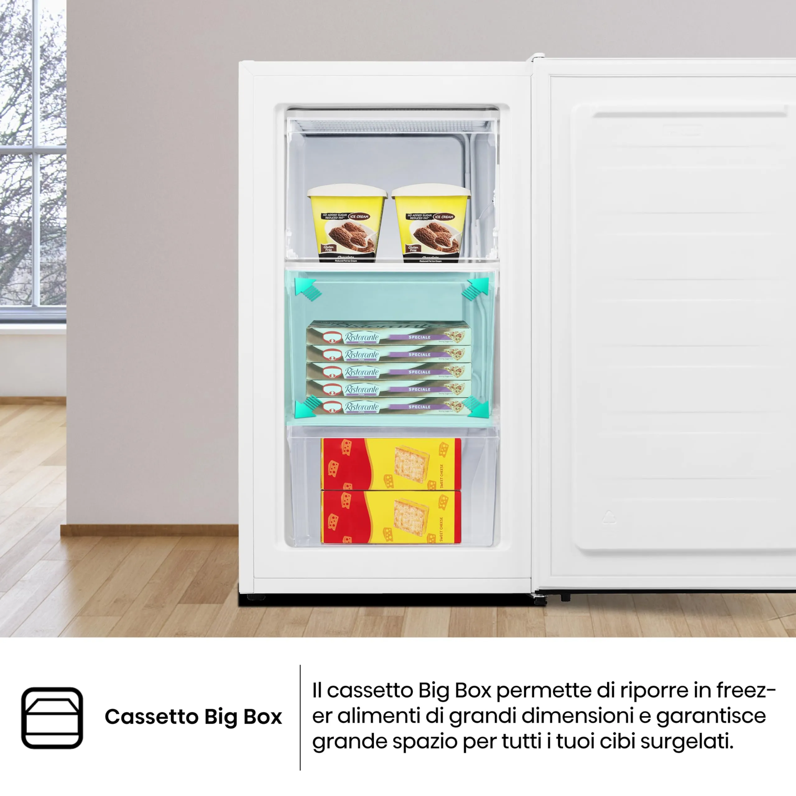 Hisense MUZ4859E Congelatore Verticale Bianco 61L - immagine 9