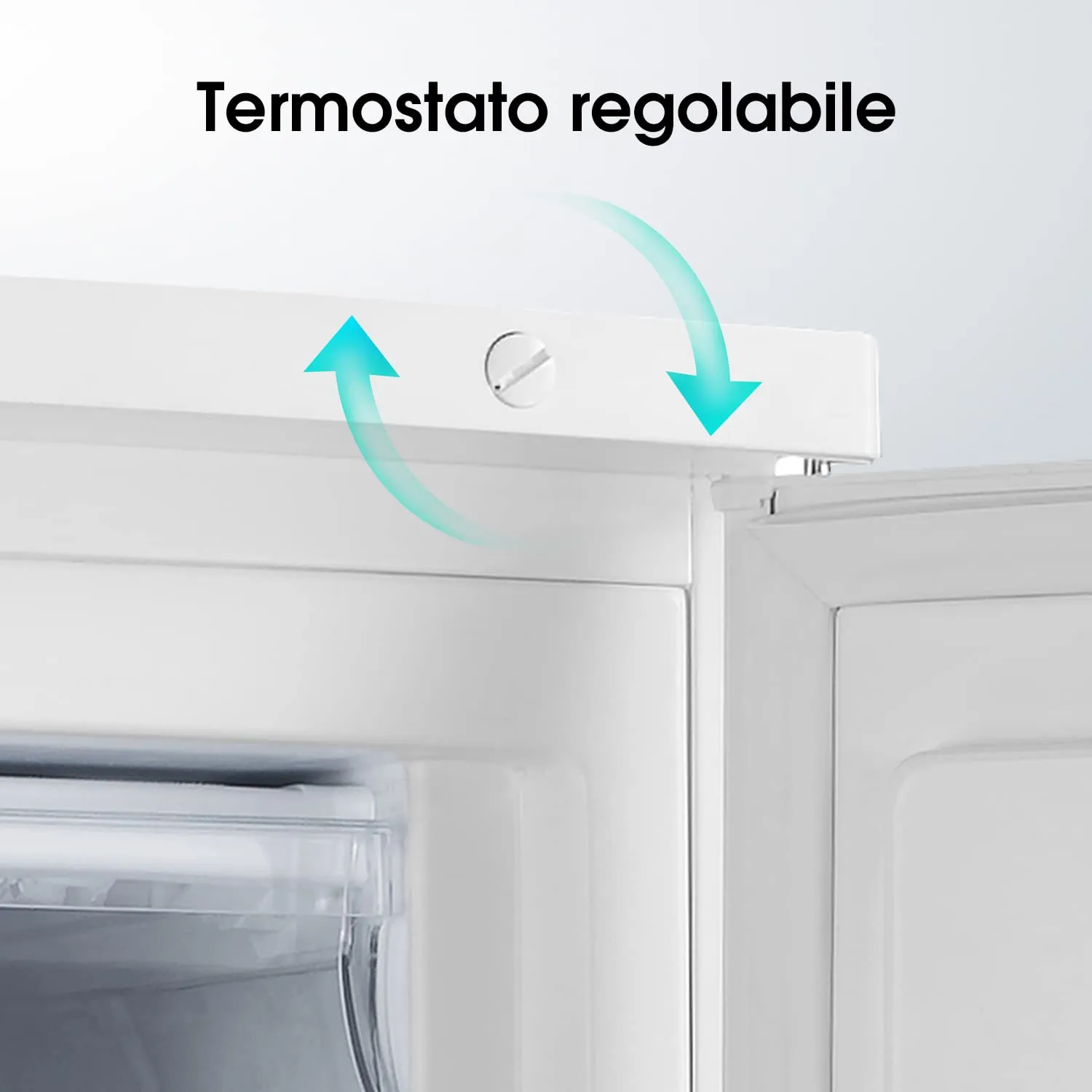 Hisense FV105D4BW21 Congelatore Sottotavolo Monoporta, 82 Litri, Bianco - immagine 4