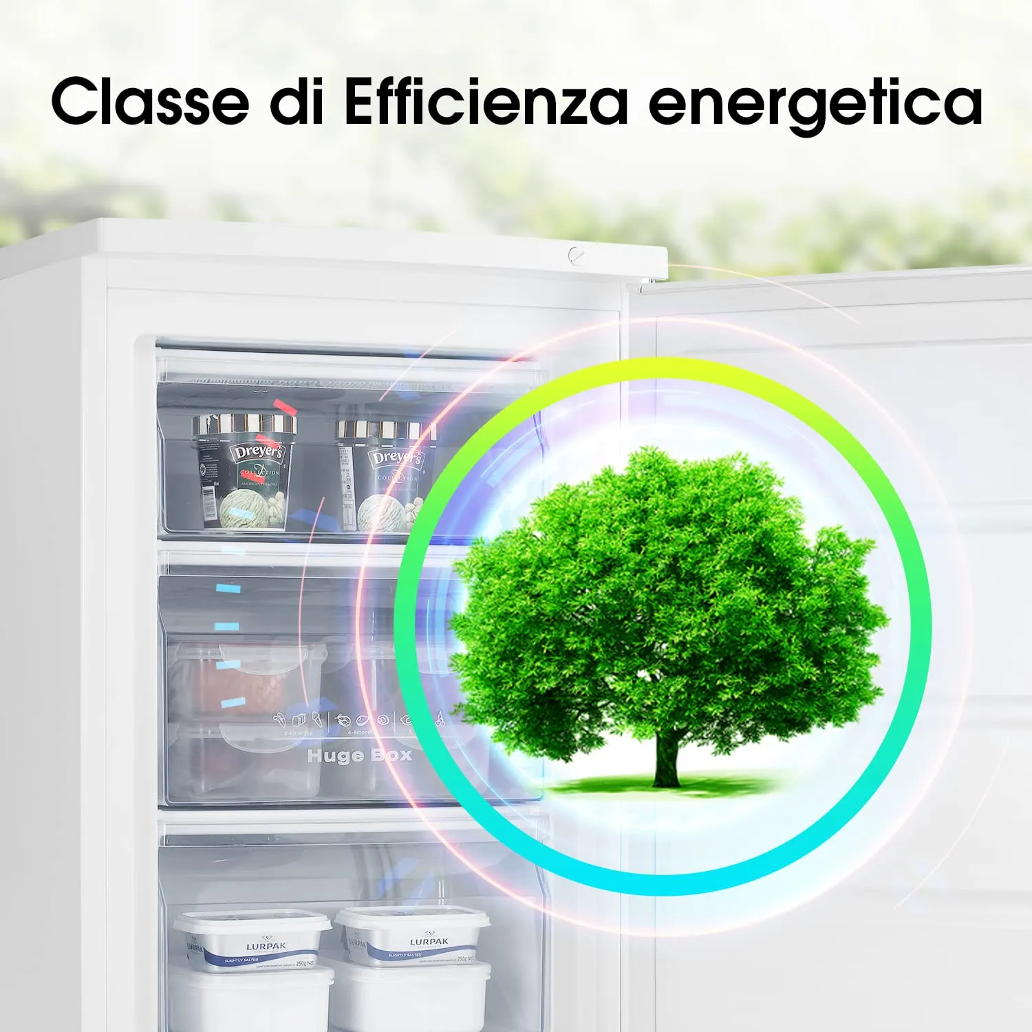 Hisense FV105D4BW21 Congelatore Sottotavolo Monoporta, 82 Litri, Bianco - immagine 6