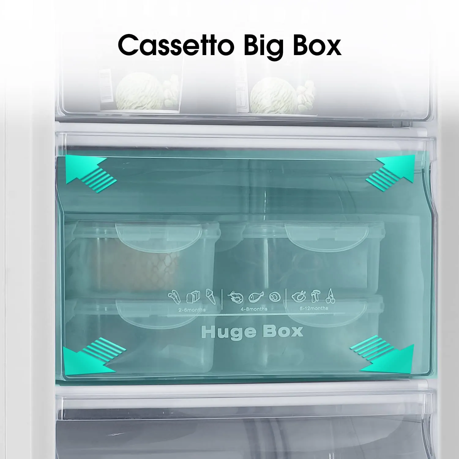 Hisense FV105D4BW21 Congelatore Sottotavolo Monoporta, 82 Litri, Bianco - immagine 7