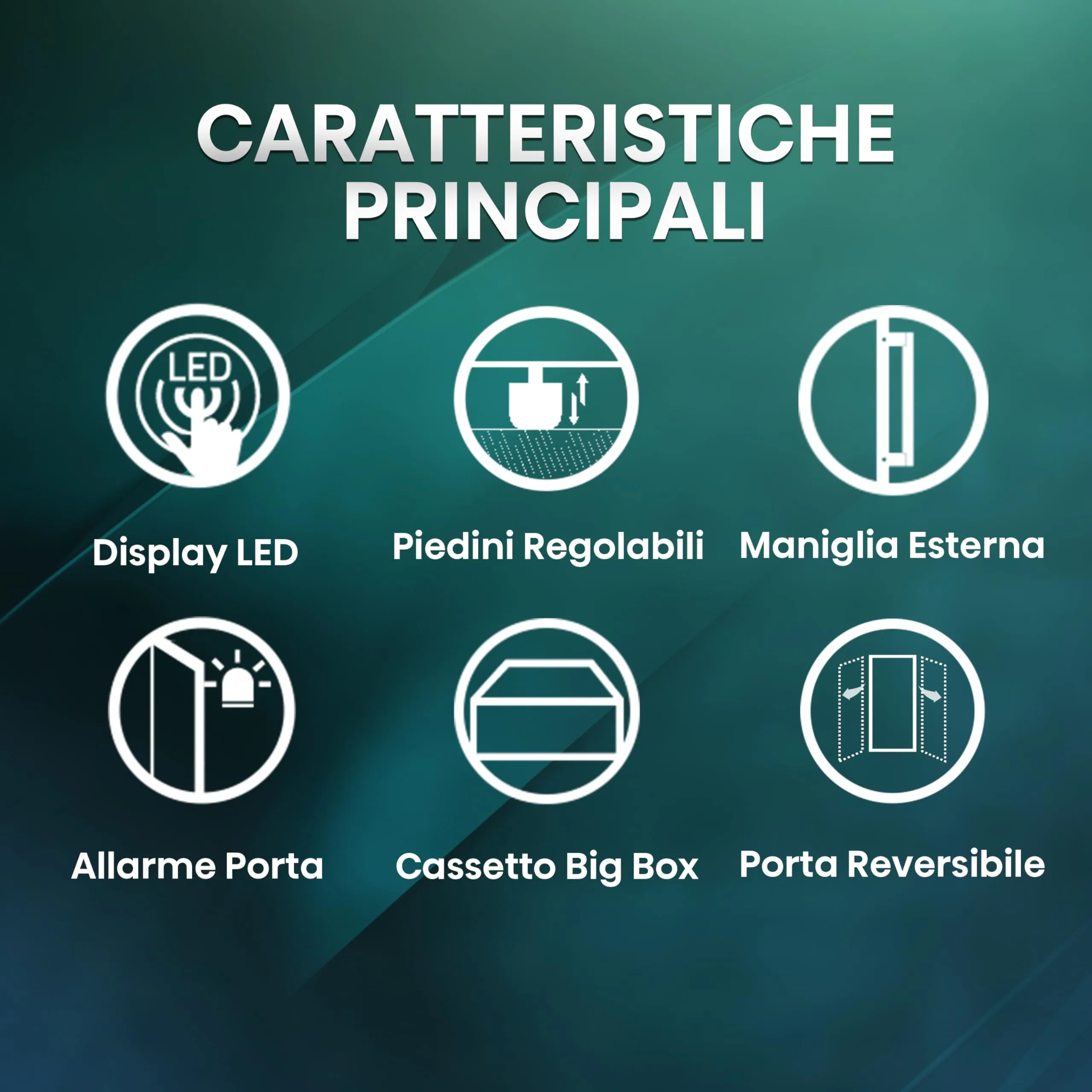 Congelatore Verticale Hisense FV191N4AW2 155 Litri Classe E - immagine 3