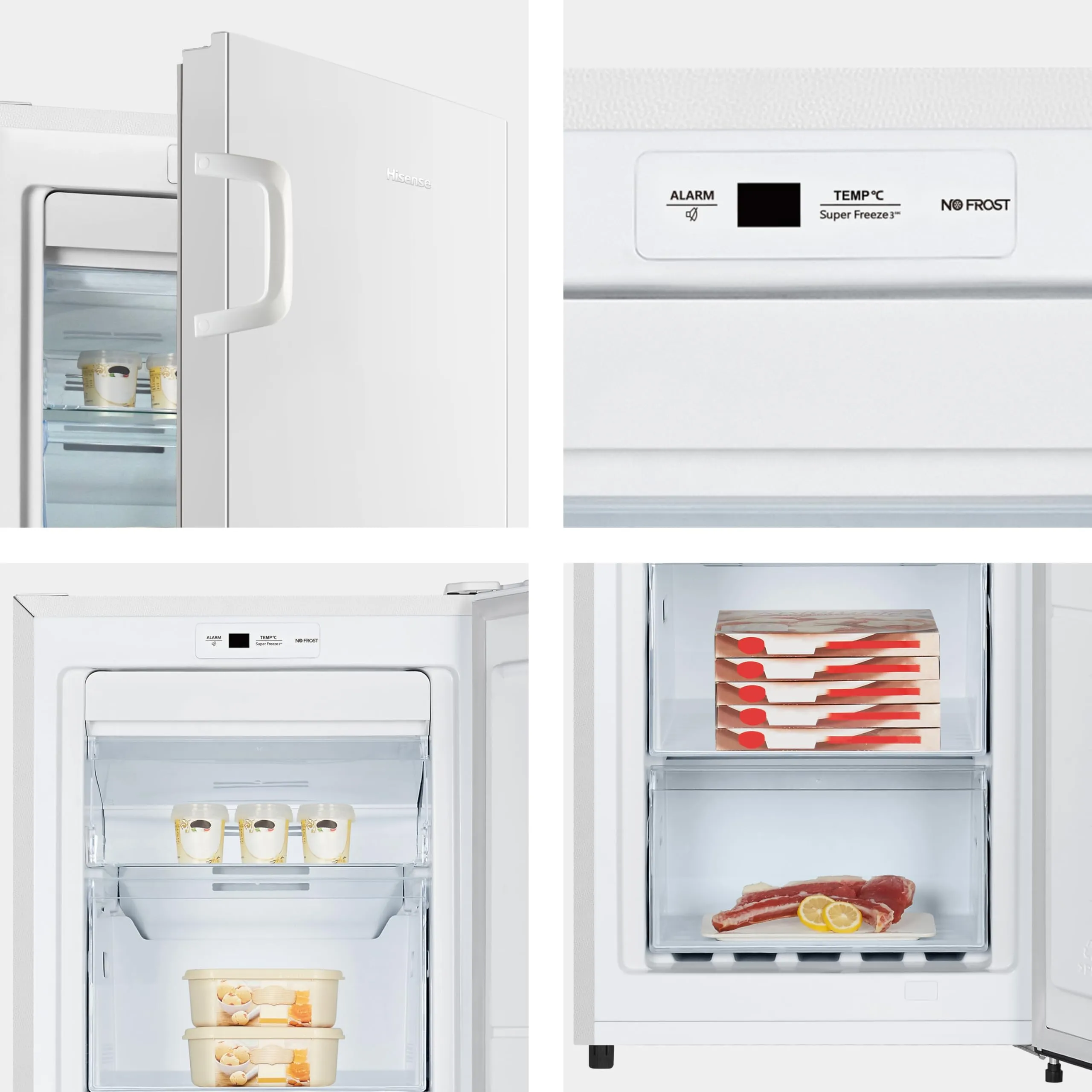 Congelatore Verticale Hisense FV191N4AW2 155 Litri Classe E - immagine 11