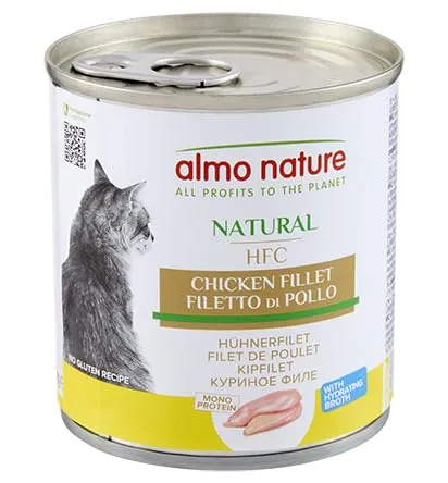 Almo Nature HFC Natural Alimento Umido per Gatti Filetto di Pollo 280g (12 pezzi) - immagine 6