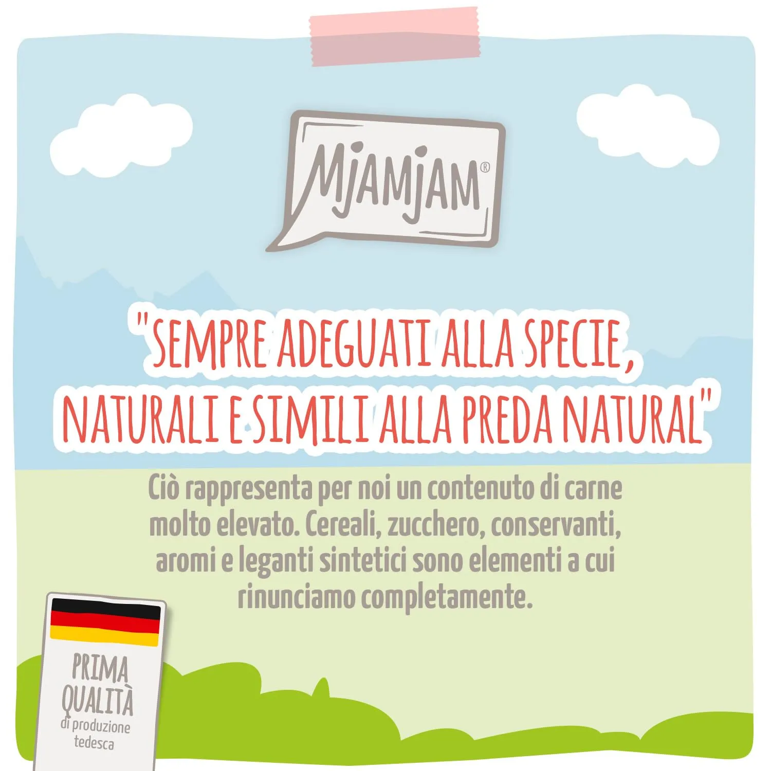 MjAMjAM Cibo Umido per Gatti con Cuori, Senza Cereali, 6 x 400 g - immagine 2