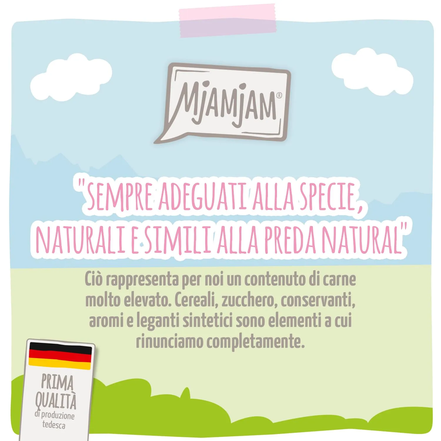 MjAMjAM Cibo Umido per Gatti Pollo e Salmone, Senza Cereali, 6 x 400 g - immagine 2