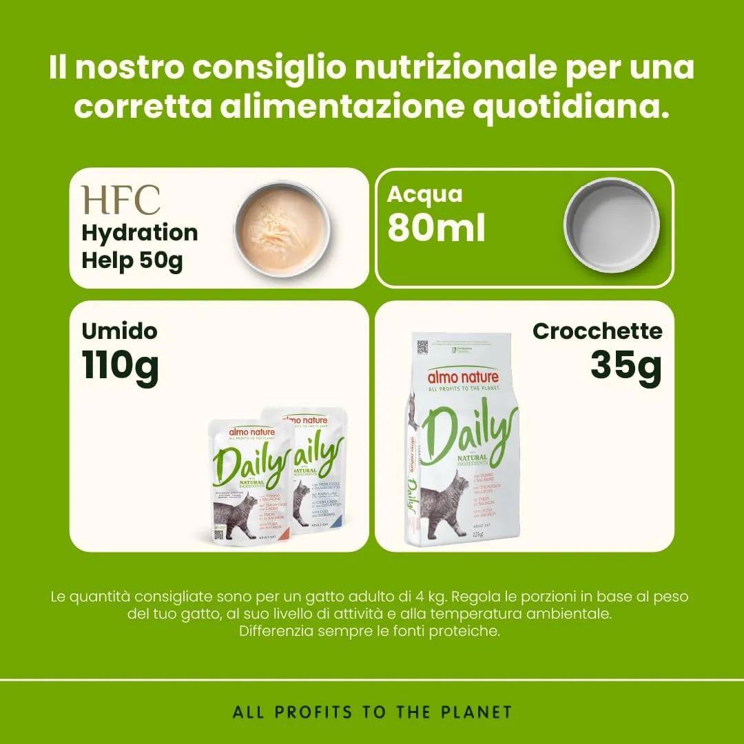 Almo Nature Daily Maintenance Crocchette per Gatti Adulti con Tonno e Salmone, 12 kg - immagine 3