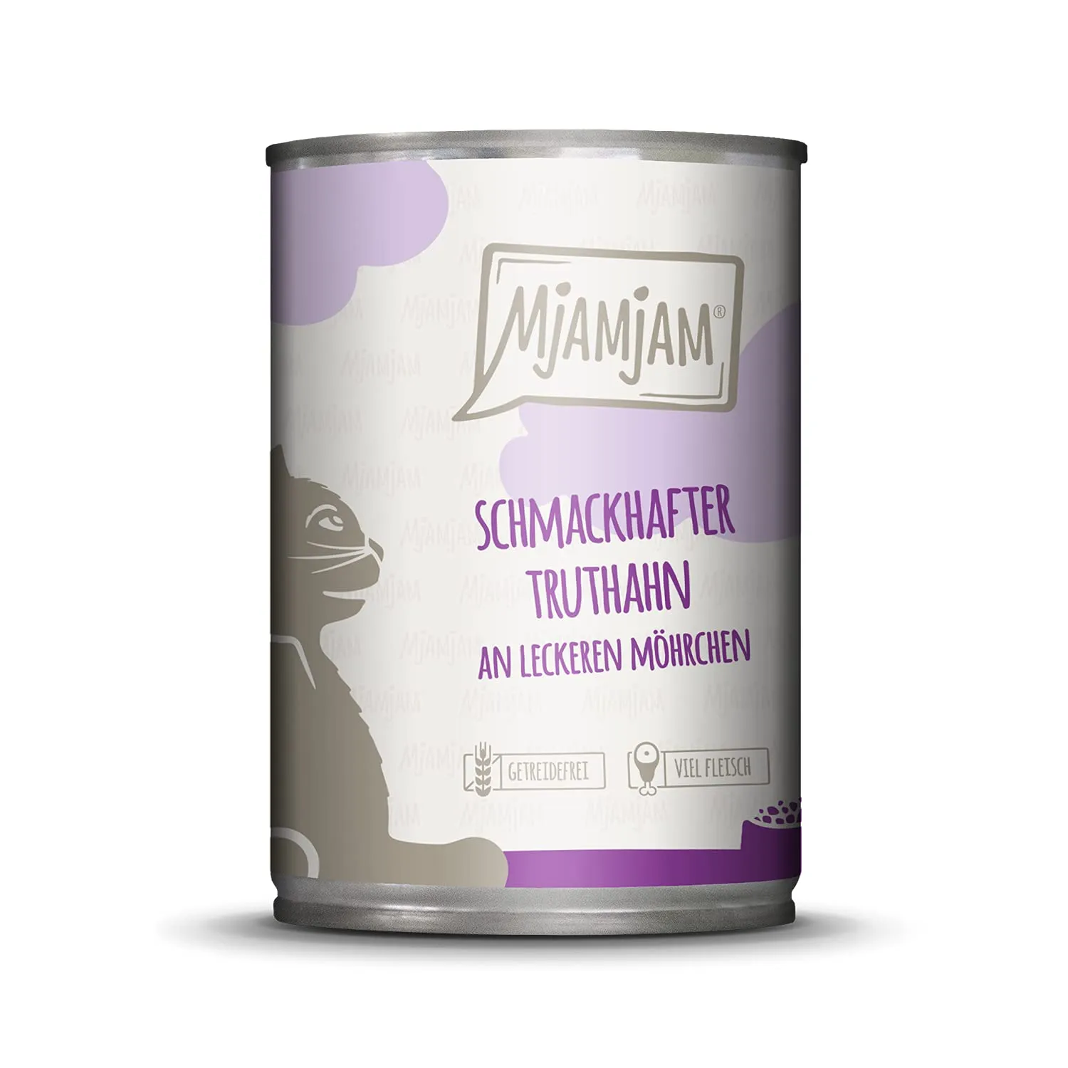 MjAMjAM Cibo Umido Premium per Gatti Tacchino e Carote, Senza Cereali, 6 x 400 g - immagine 4