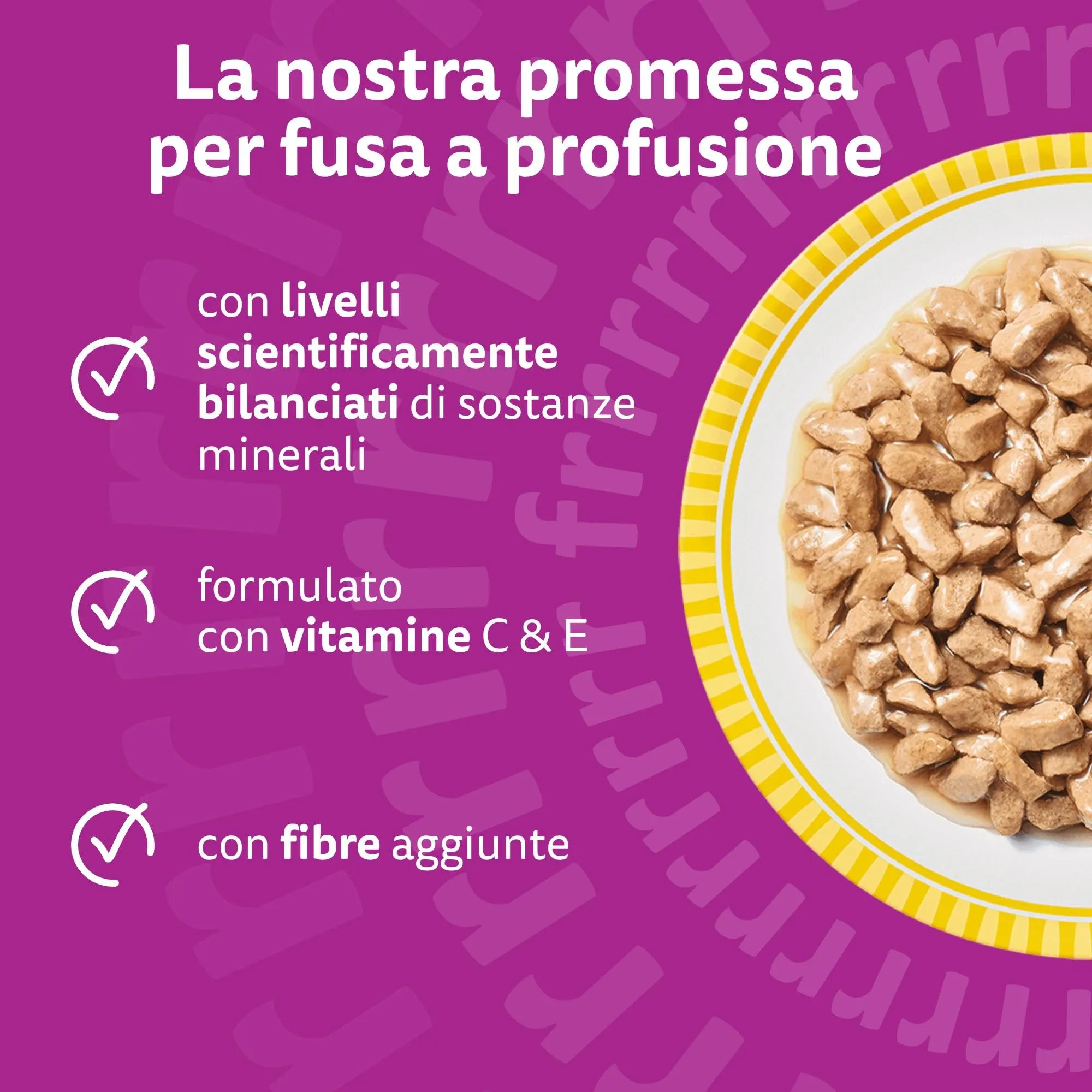 Whiskas Pranzetti Cibo Umido in Salsa per Gatti Adulti Senior 7+ Pollame, 6x50g, confezione da 12 - immagine 5
